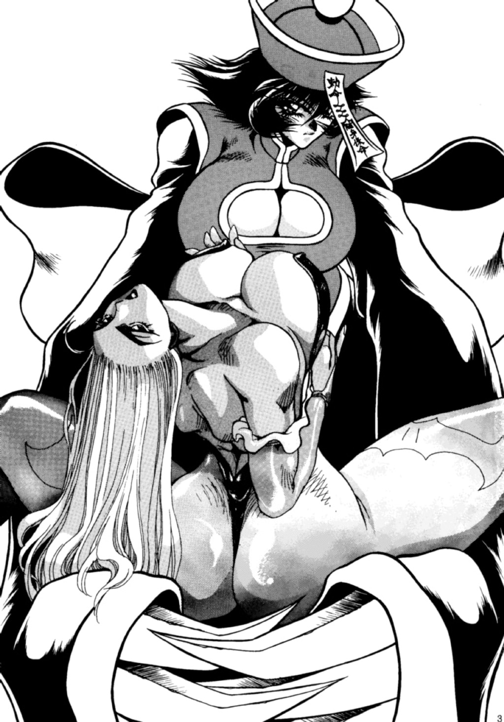 (C48) [Yuriai Kojinshi Kai (Hasebe Kazunari)] CHINESE HUNTER (THE HEAT THREE) (Darkstalkers) [English] [desudesu] 图片编号 2