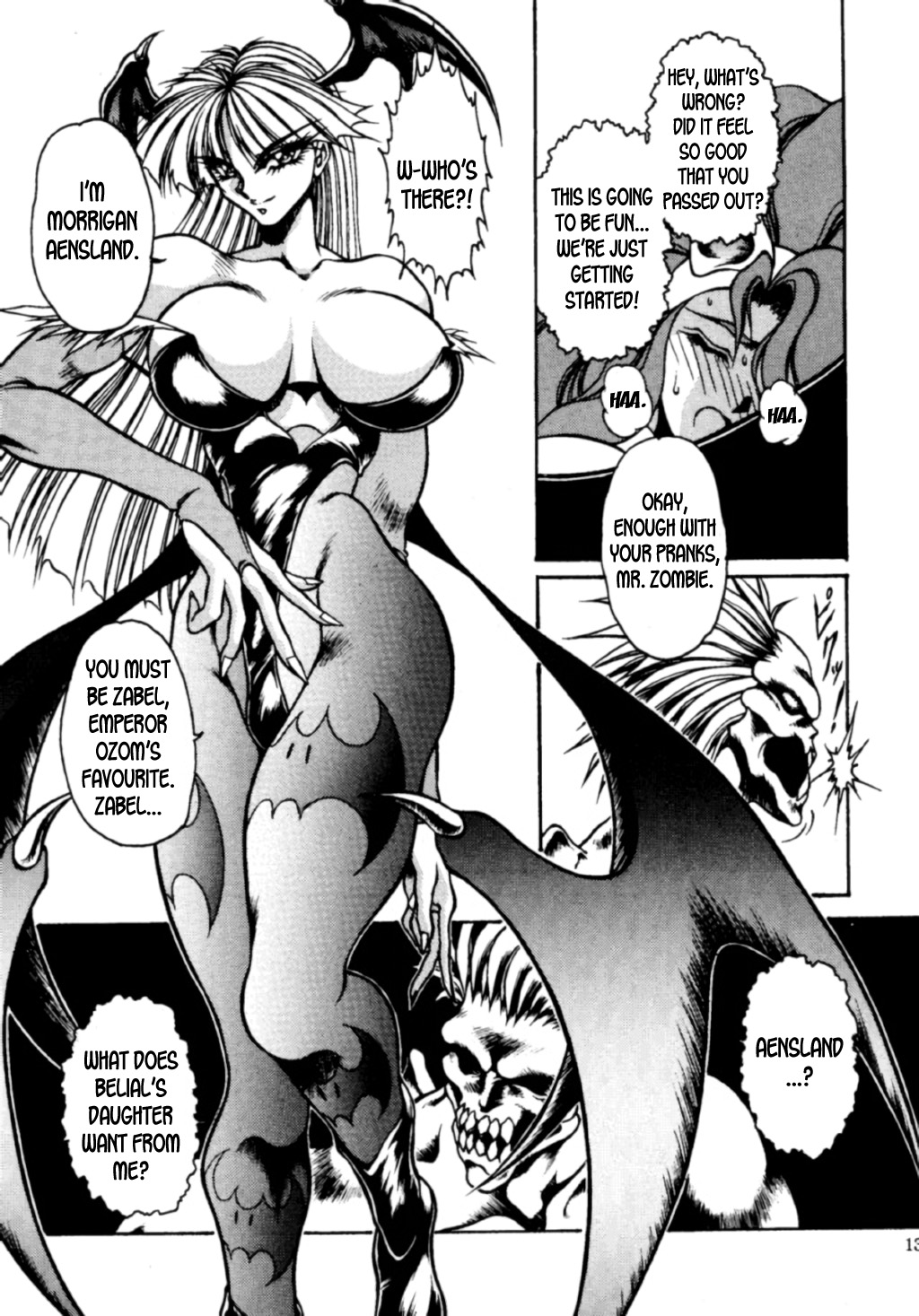 (C48) [Yuriai Kojinshi Kai (Hasebe Kazunari)] CHINESE HUNTER (THE HEAT THREE) (Darkstalkers) [English] [desudesu] 图片编号 12