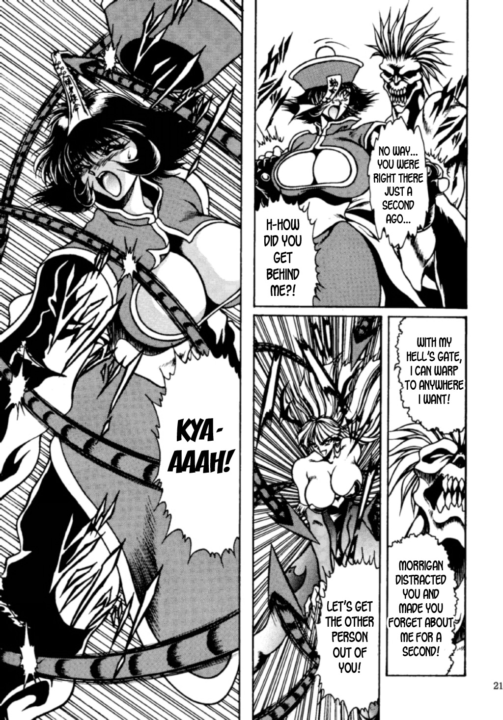 (C48) [Yuriai Kojinshi Kai (Hasebe Kazunari)] CHINESE HUNTER (THE HEAT THREE) (Darkstalkers) [English] [desudesu] 图片编号 20