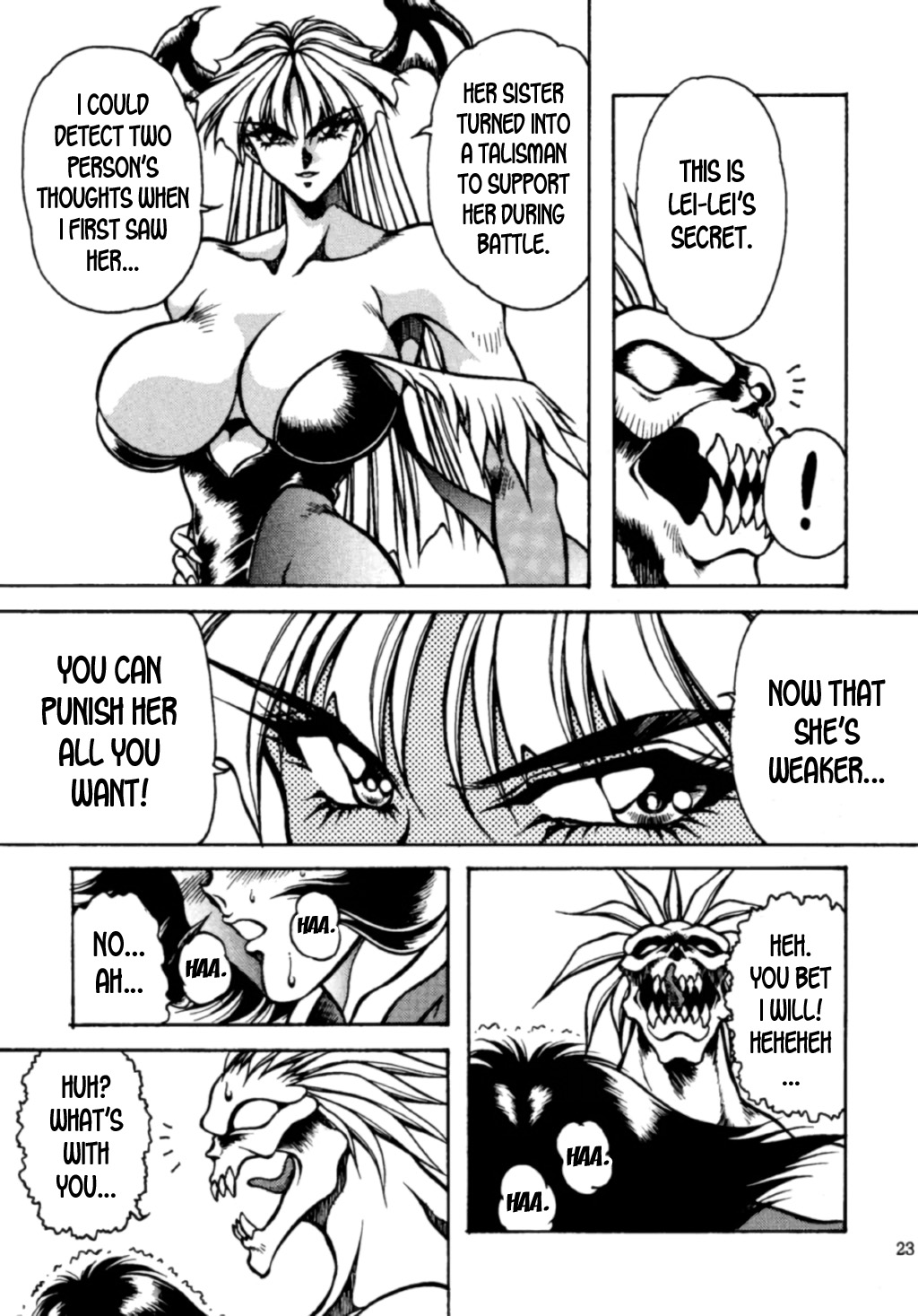 (C48) [Yuriai Kojinshi Kai (Hasebe Kazunari)] CHINESE HUNTER (THE HEAT THREE) (Darkstalkers) [English] [desudesu] 图片编号 22