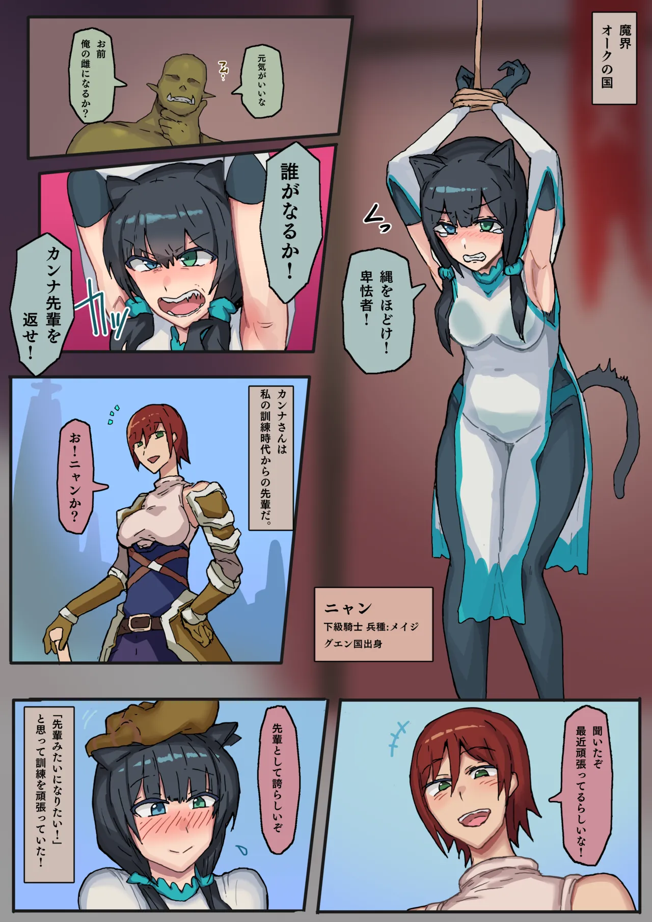 [yukio] オークに捕まった先輩に会うため頑張る話 изображение № 1