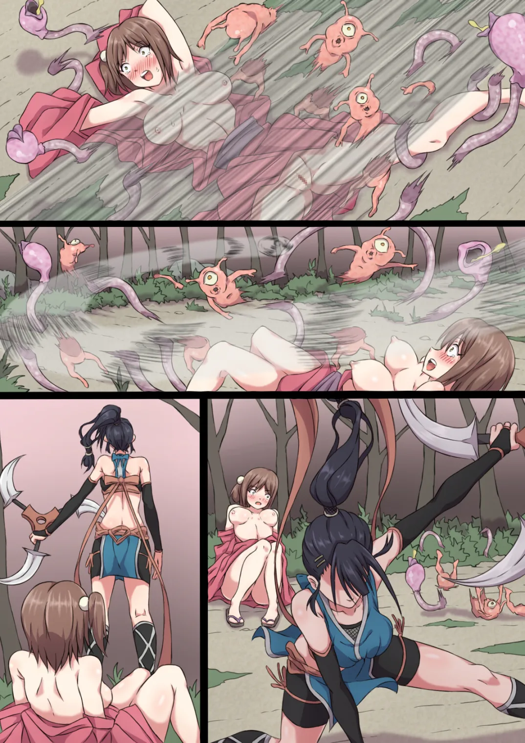 [sawacream] Kunoichi Ayame's Defeat [Japanese] numero di immagine  51