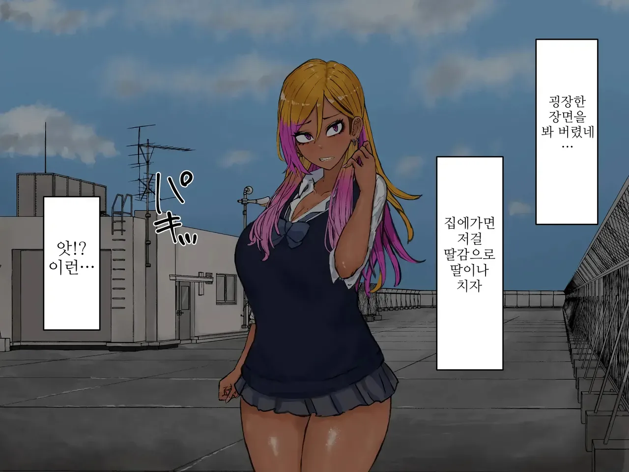 [Kabuto 3-gou (Adeshi)] Yariman Bitch Senpai Gal to Yarimakuri Sex | 걸래 빗치 선배 갸루와 마구 섹스 [Korean] numero di immagine  30