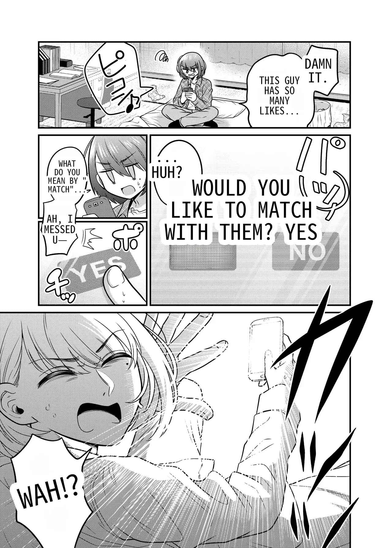 [Amulai Okashi Seisakusho (Doroshii)] TS Matching Appli ga Kaeta Ore no Subete | TS Matching App Changed My Everything [English] image number 4