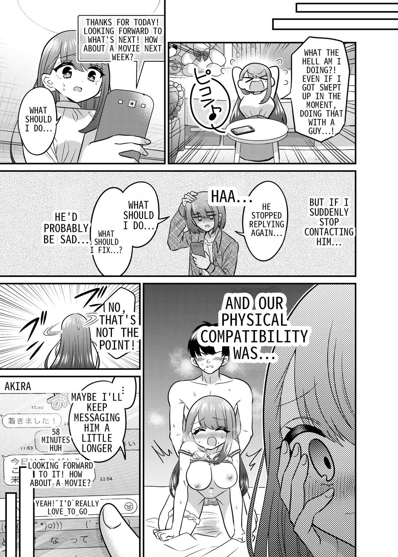 [Amulai Okashi Seisakusho (Doroshii)] TS Matching Appli ga Kaeta Ore no Subete | TS Matching App Changed My Everything [English] image number 28