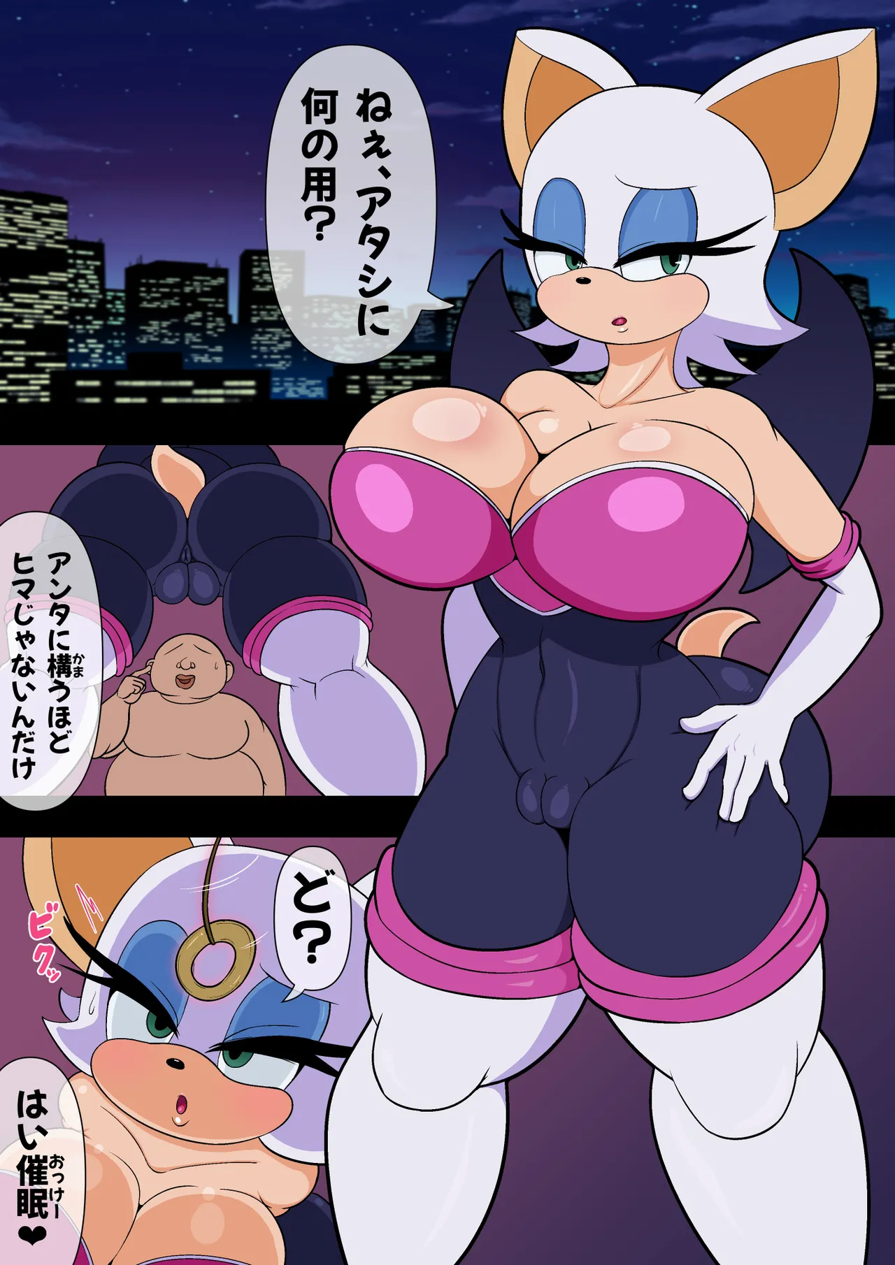 [Ero Doukoukai] FUCK with Rouge!! (Sonic the Hedgehog) image number 2
