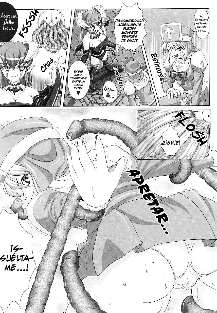 [Gattsun] Hama Otome Exorcister | El exorcismo de la doncella exorcista (Tatakau Heroine Ryoujoku Anthology Toukiryoujoku 20) [Spanish] =Vile= [Decensored] imagen número 5