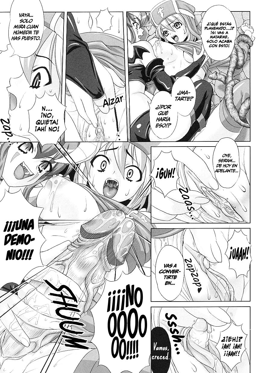 [Gattsun] Hama Otome Exorcister | El exorcismo de la doncella exorcista (Tatakau Heroine Ryoujoku Anthology Toukiryoujoku 20) [Spanish] =Vile= [Decensored] imagen número 7