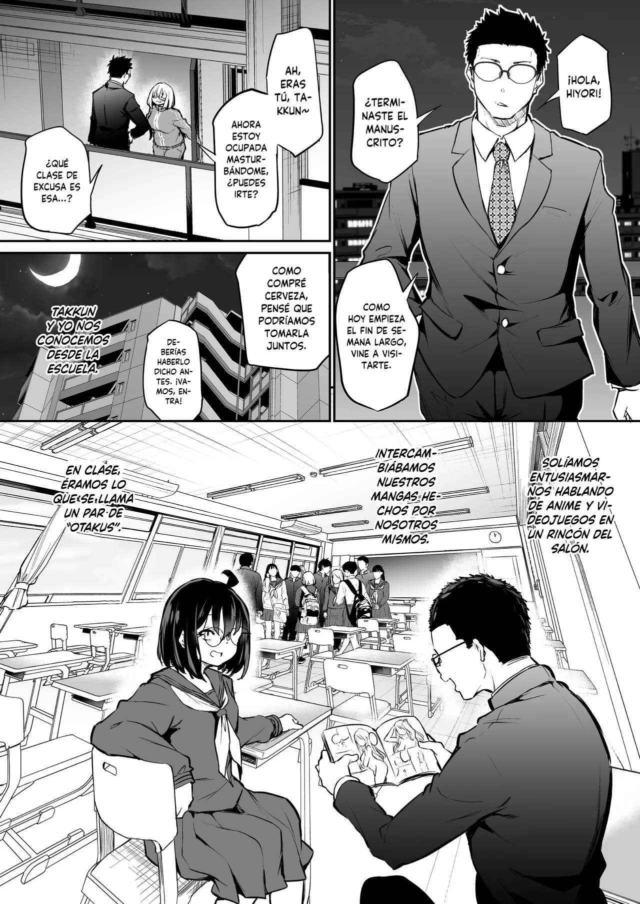 [Airandou] Furokyan InCha Onna, Hatsu Kareshi Chinpo de Mesu ni naru [Spanish] [MandaloAsiNoma] [Incomplete] image number 5