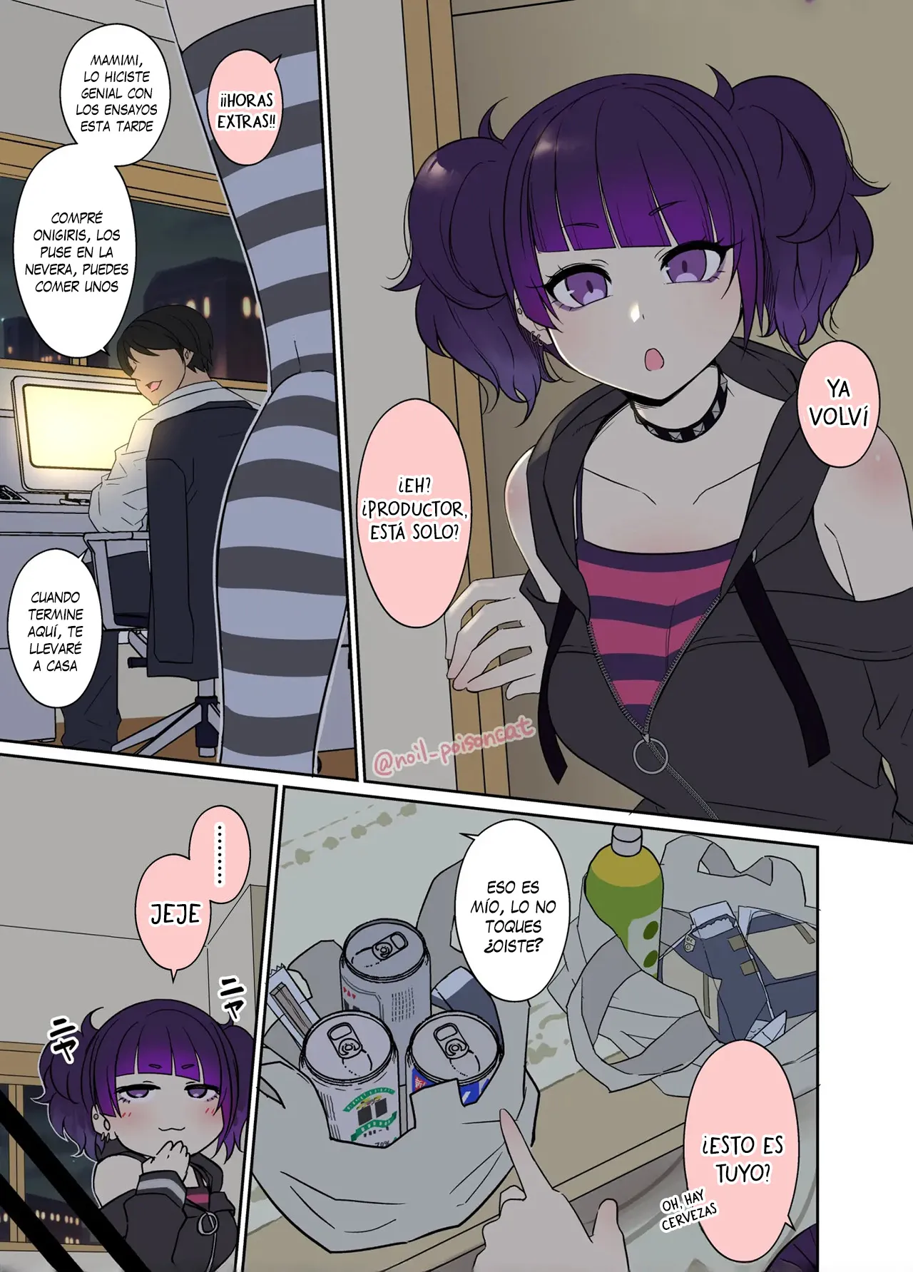 [Dokuneko Noil] Deisui Shita Tanaka Mamimi ni Warui Koto o Suru Hanashi - Haciéndole cosas malas a Mamimi Tanaka borracha (THE iDOLM@STER Shiny Colors) [Español] [Traducciones necesarias] 画像番号 2