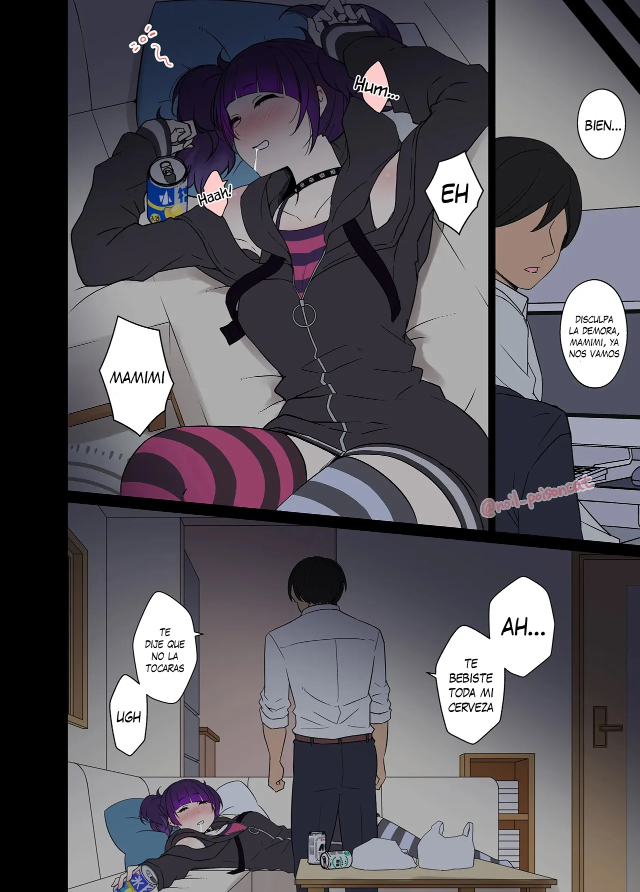 [Dokuneko Noil] Deisui Shita Tanaka Mamimi ni Warui Koto o Suru Hanashi - Haciéndole cosas malas a Mamimi Tanaka borracha (THE iDOLM@STER Shiny Colors) [Español] [Traducciones necesarias] 画像番号 3