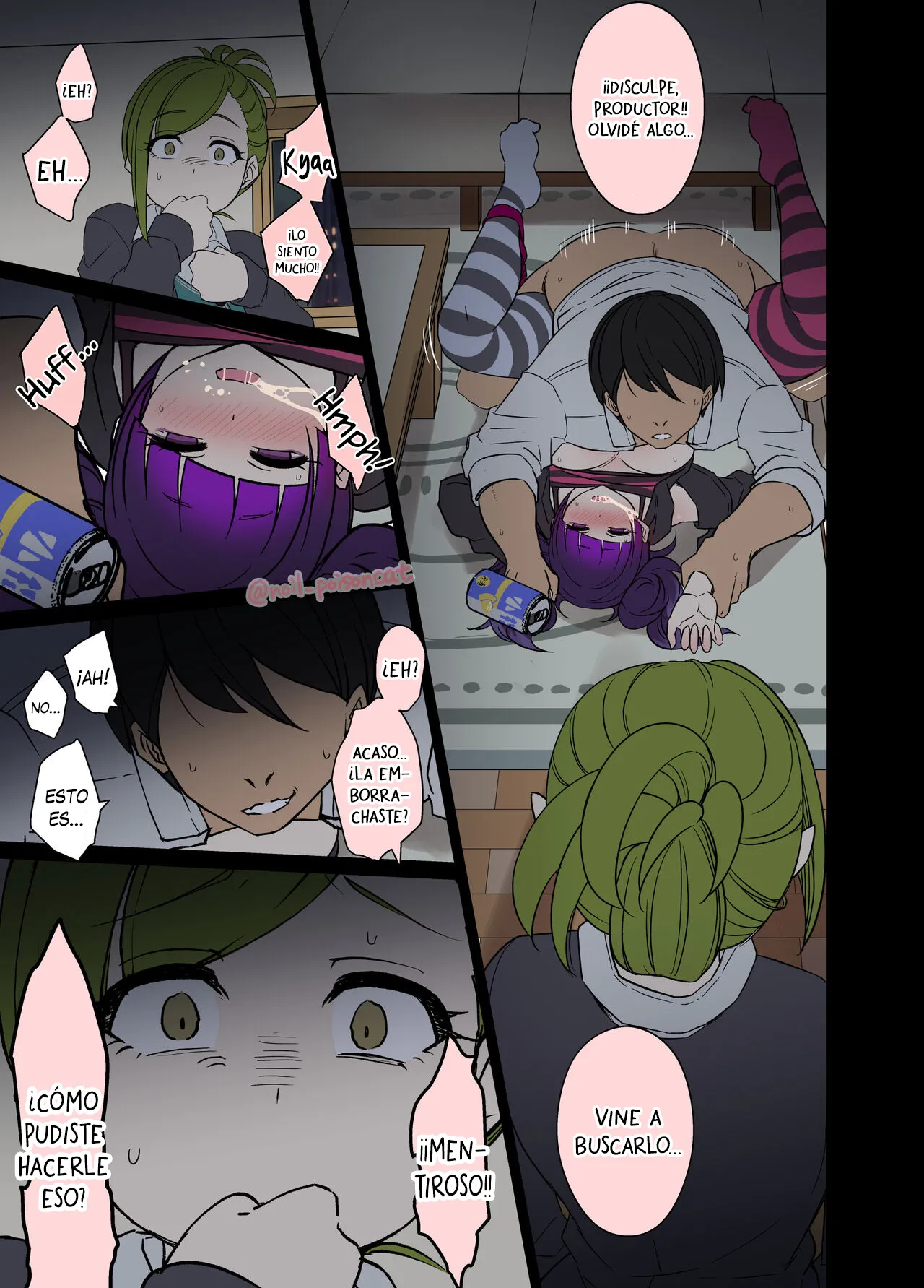 [Dokuneko Noil] Deisui Shita Tanaka Mamimi ni Warui Koto o Suru Hanashi - Haciéndole cosas malas a Mamimi Tanaka borracha (THE iDOLM@STER Shiny Colors) [Español] [Traducciones necesarias] 画像番号 8