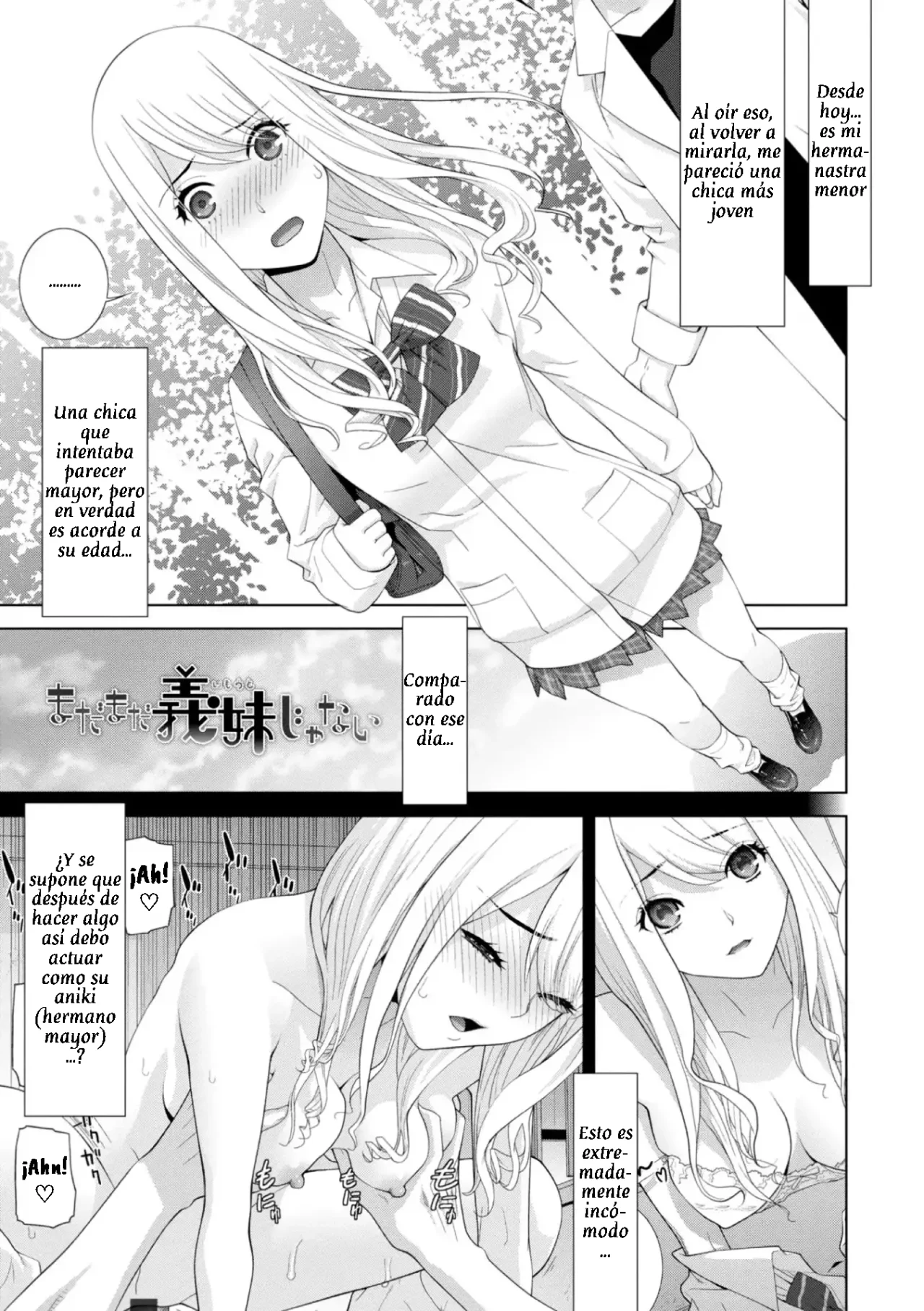 [Shinobu Tanei] Mishiranu Imouto Haremu ch. 1-3｜Todavía No Era Mi Hermanastra Cap. 1-3 [Spanish] [XistoSolo] [Digital] 44eme image