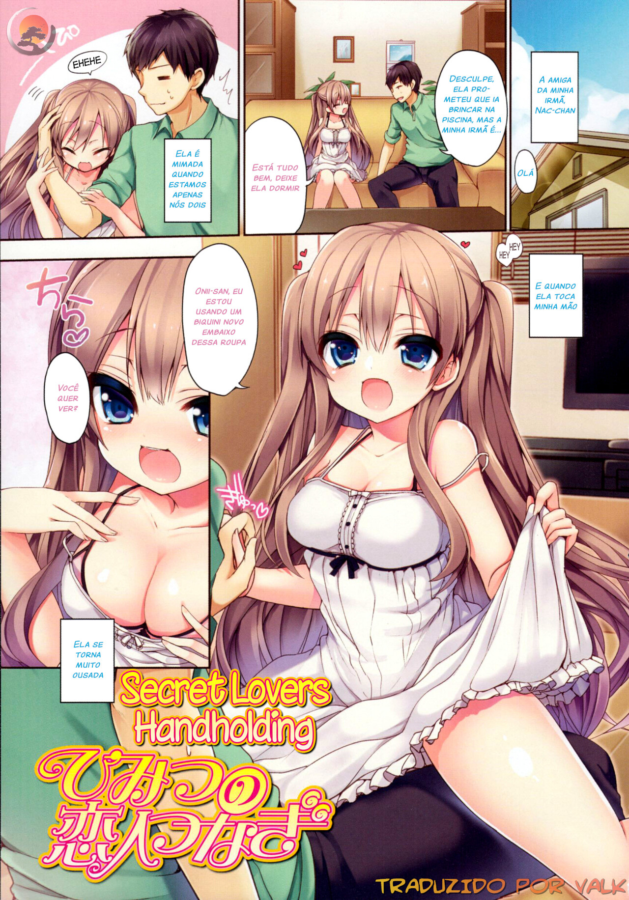 [Ayuma Sayu] Himitsu no Koibito Tsunagi | Secret Lovers Handholding (Junai Maniac) [Portuguese-BR] [Valk] 图片编号 1