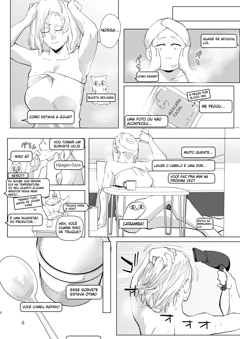 [Sucharaka Knight! (Orita)] Atashi wo…. [Portuguese-BR] [Digital] imagen número 7