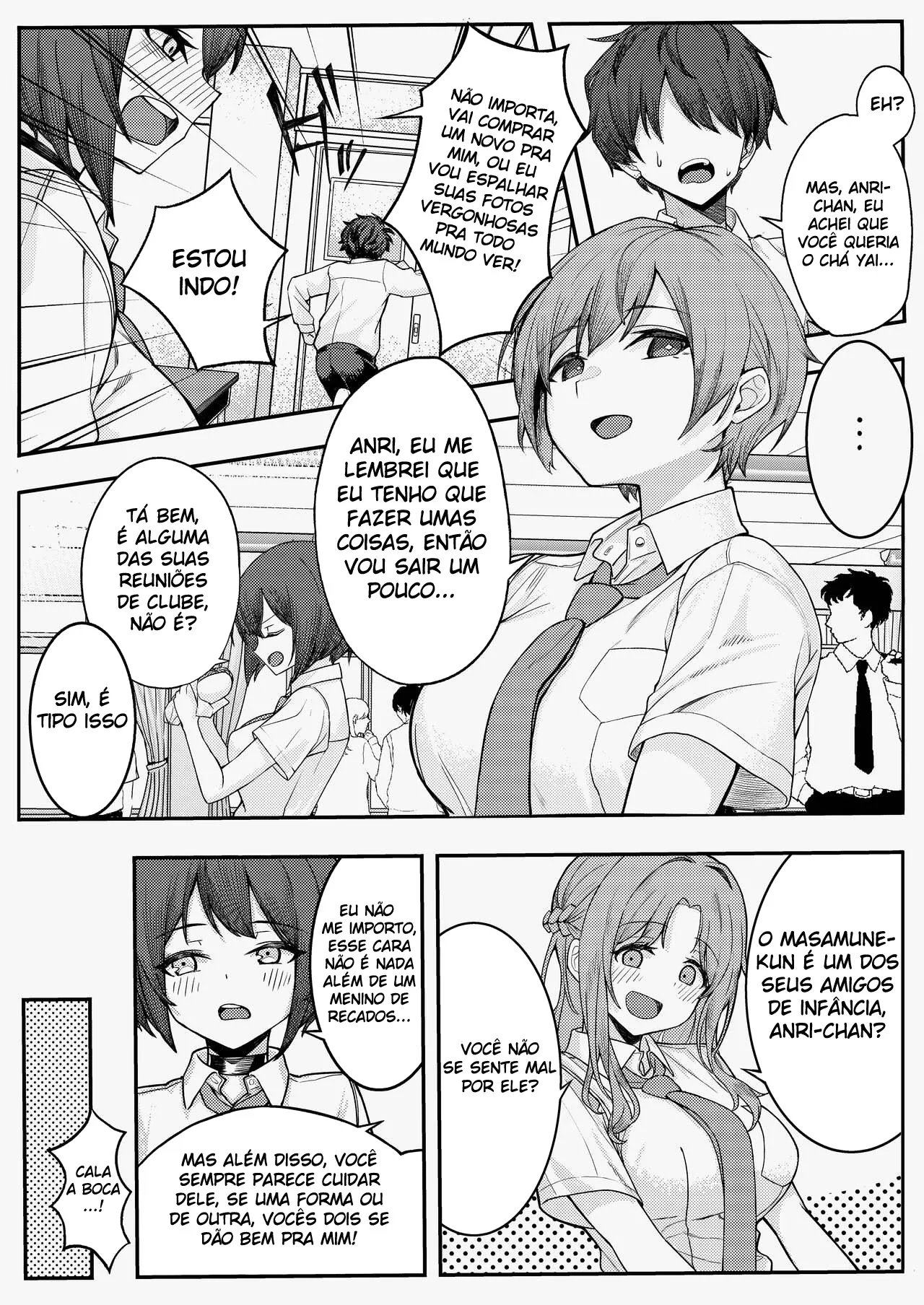 [Kamatsuka (Kamatsuka)] Boku no Koto o Ijimetekuru Osananajimi no Tomodachi to Ura de wa Kossori Yarimakutteru Hon [Portuguese-BR] [Digital] numero di immagine  5