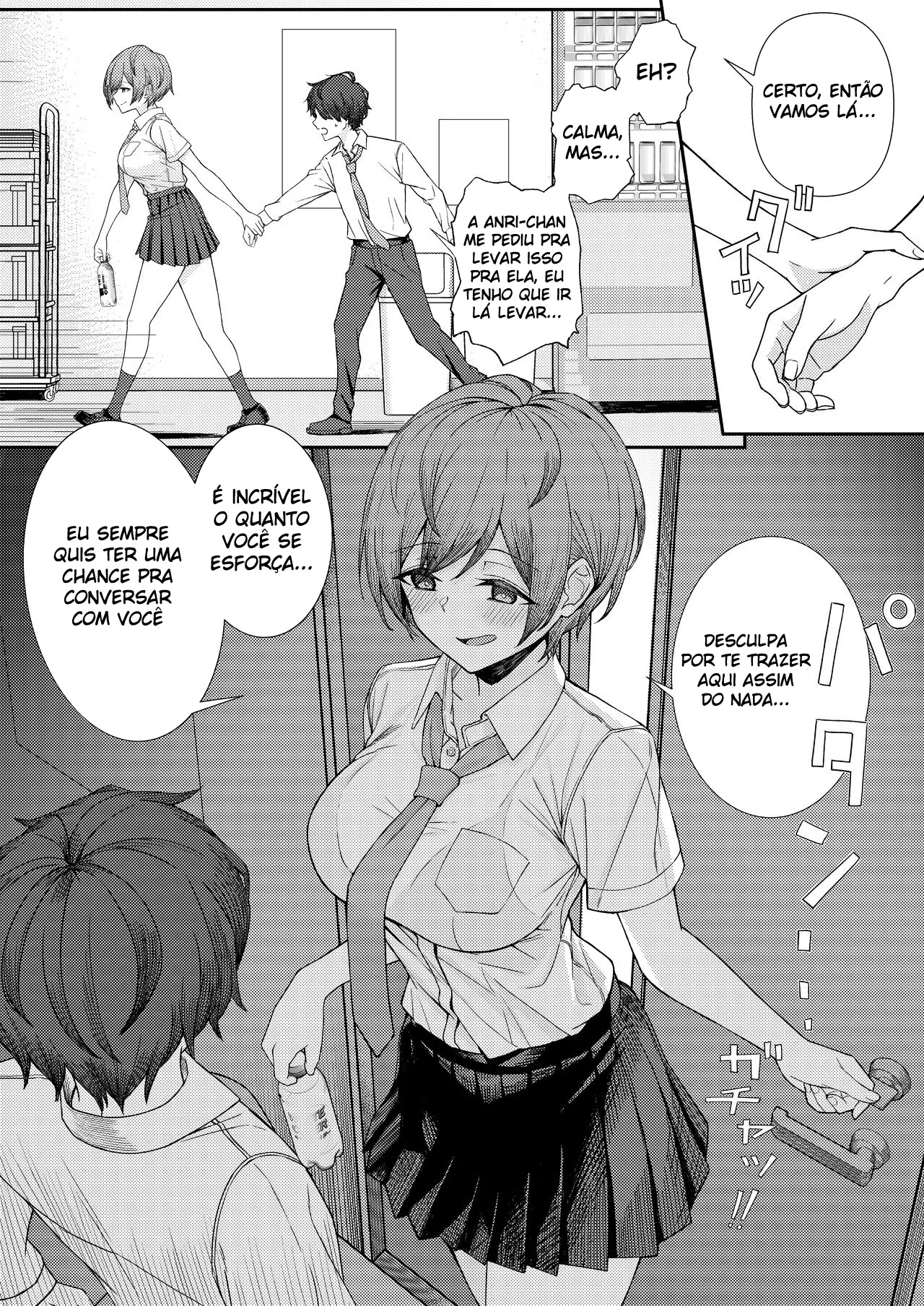 [Kamatsuka (Kamatsuka)] Boku no Koto o Ijimetekuru Osananajimi no Tomodachi to Ura de wa Kossori Yarimakutteru Hon [Portuguese-BR] [Digital] numero di immagine  7