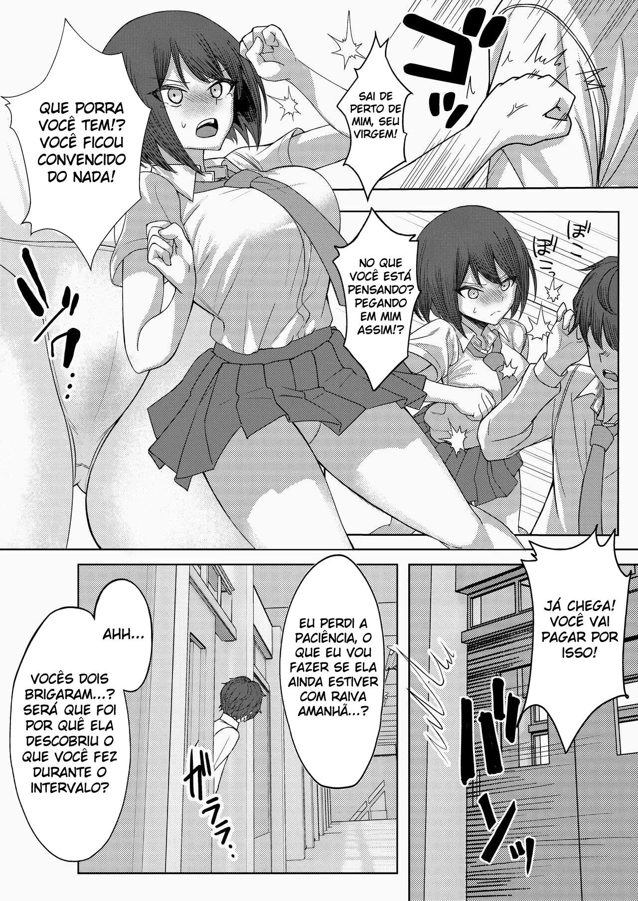 [Kamatsuka (Kamatsuka)] Boku no Koto o Ijimetekuru Osananajimi no Tomodachi to Ura de wa Kossori Yarimakutteru Hon [Portuguese-BR] [Digital] numero di immagine  20