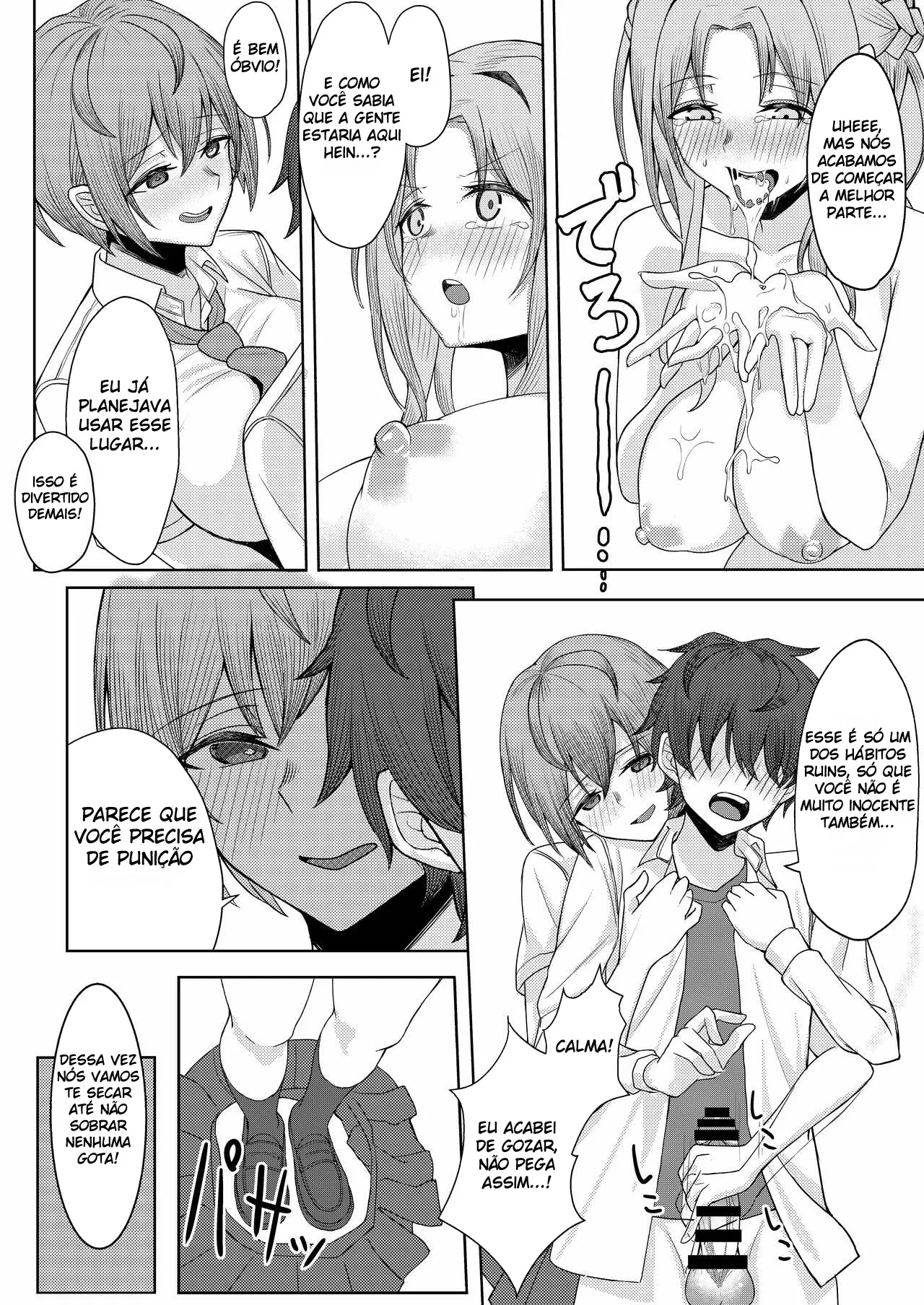 [Kamatsuka (Kamatsuka)] Boku no Koto o Ijimetekuru Osananajimi no Tomodachi to Ura de wa Kossori Yarimakutteru Hon [Portuguese-BR] [Digital] numero di immagine  26