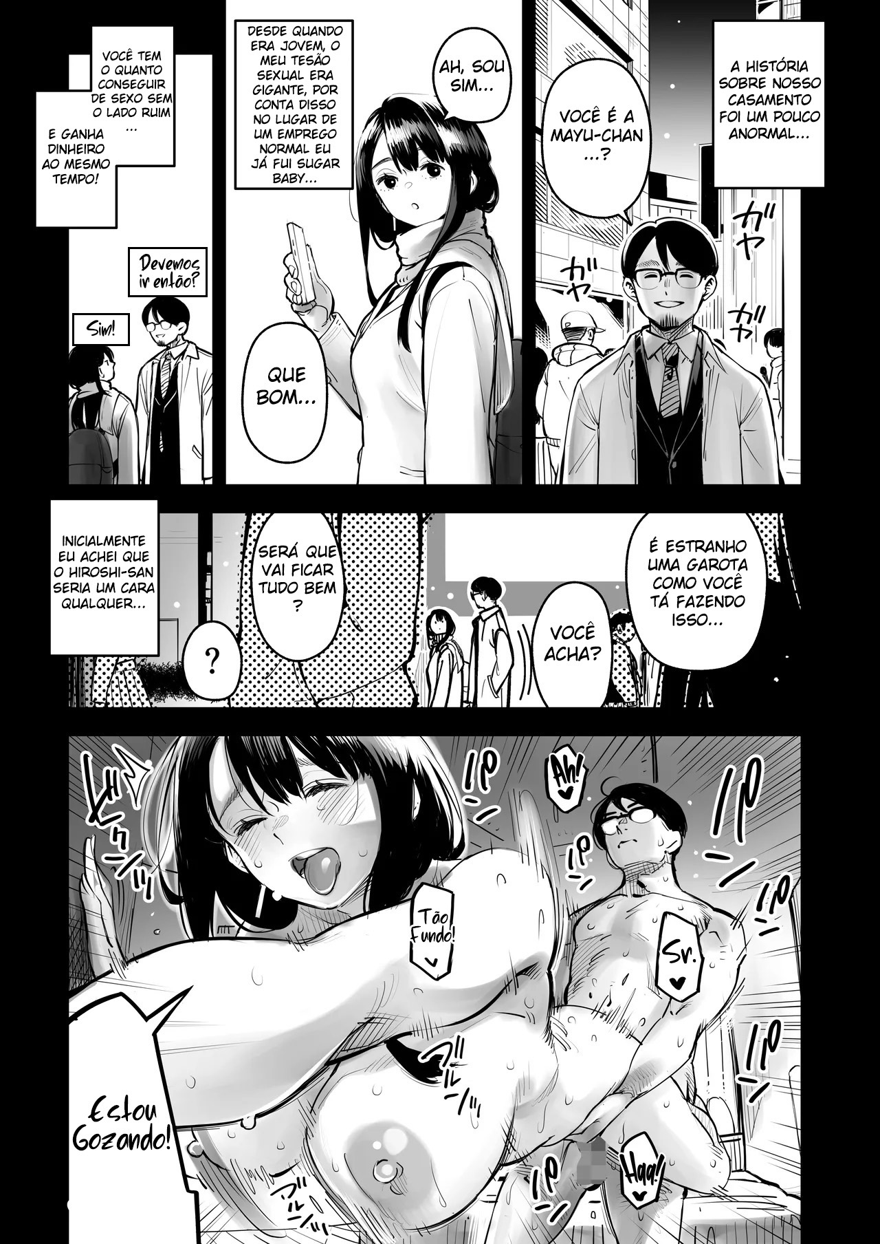 [Osaru no Noumiso (Rocket Monkey)] Uwaki Kounin Mayumi-san Seiyoku, Tsuyosugiru Kara Hoka no Otoko to Sex Shite!! [Portuguese-BR] 图片编号 8