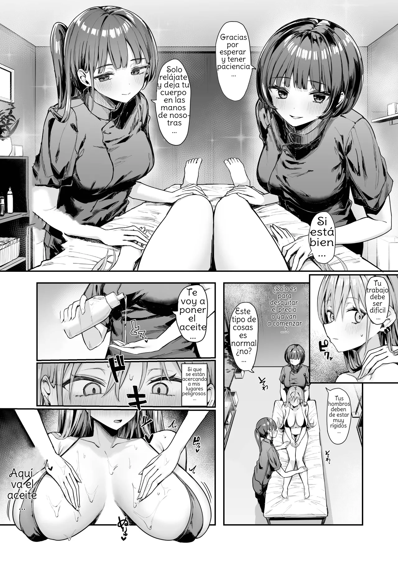 [Pirio Destruction (pn)] Nana no Oil Massage Chikubi Kaihatsu Kikou ︱ Nana's Oil Massage Nipple Development Record [Spanish] [AMATERASU] numero di immagine  6