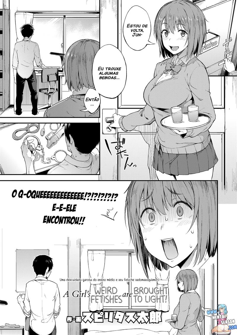 [Spiritus Tarou] Zenryaku, Kanojo no Seiheki ga Nanameue deshita | A Girl's Weird Fetishes are Brought to Light! (COMIC Koh 2018-07) [Portuguese-BR] [digital] 이미지 번호 1