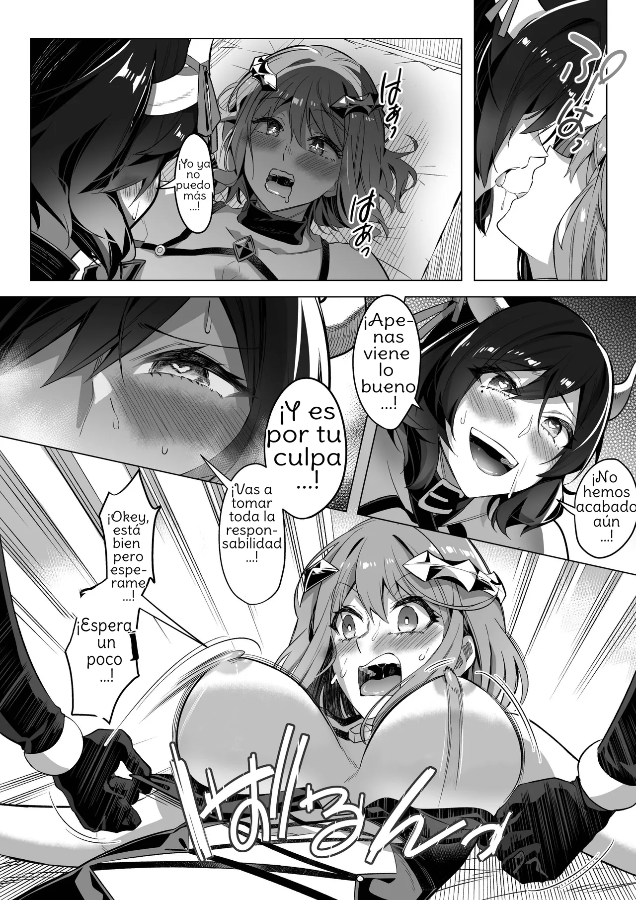 [Hyoui Lover (Duokuma)] Sono Karada, Tsuita Mono Gachi [Spanish] [Amaterasu] numero di immagine  25