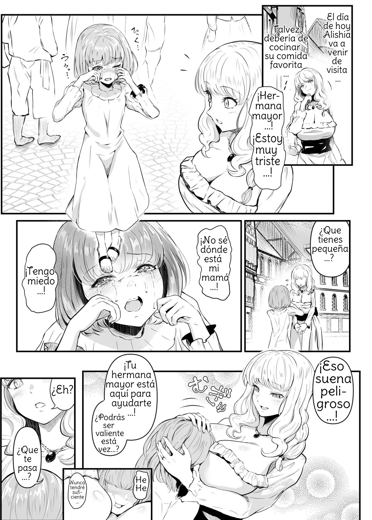 [Hyoui Lover (Hyoui Suki no Hito, Mishima Psycho)] Utsukushiki Isekai 3 Shimai no Hyouiroku [Spanish] [Amaterasu] изображение № 4