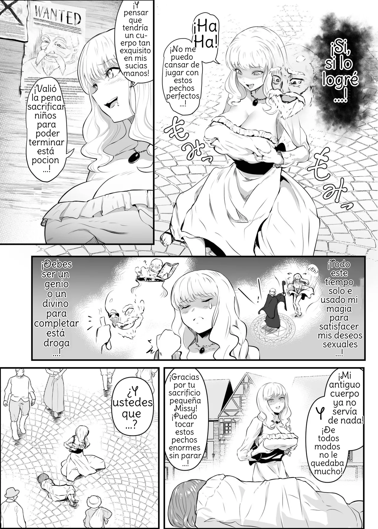[Hyoui Lover (Hyoui Suki no Hito, Mishima Psycho)] Utsukushiki Isekai 3 Shimai no Hyouiroku [Spanish] [Amaterasu] изображение № 6