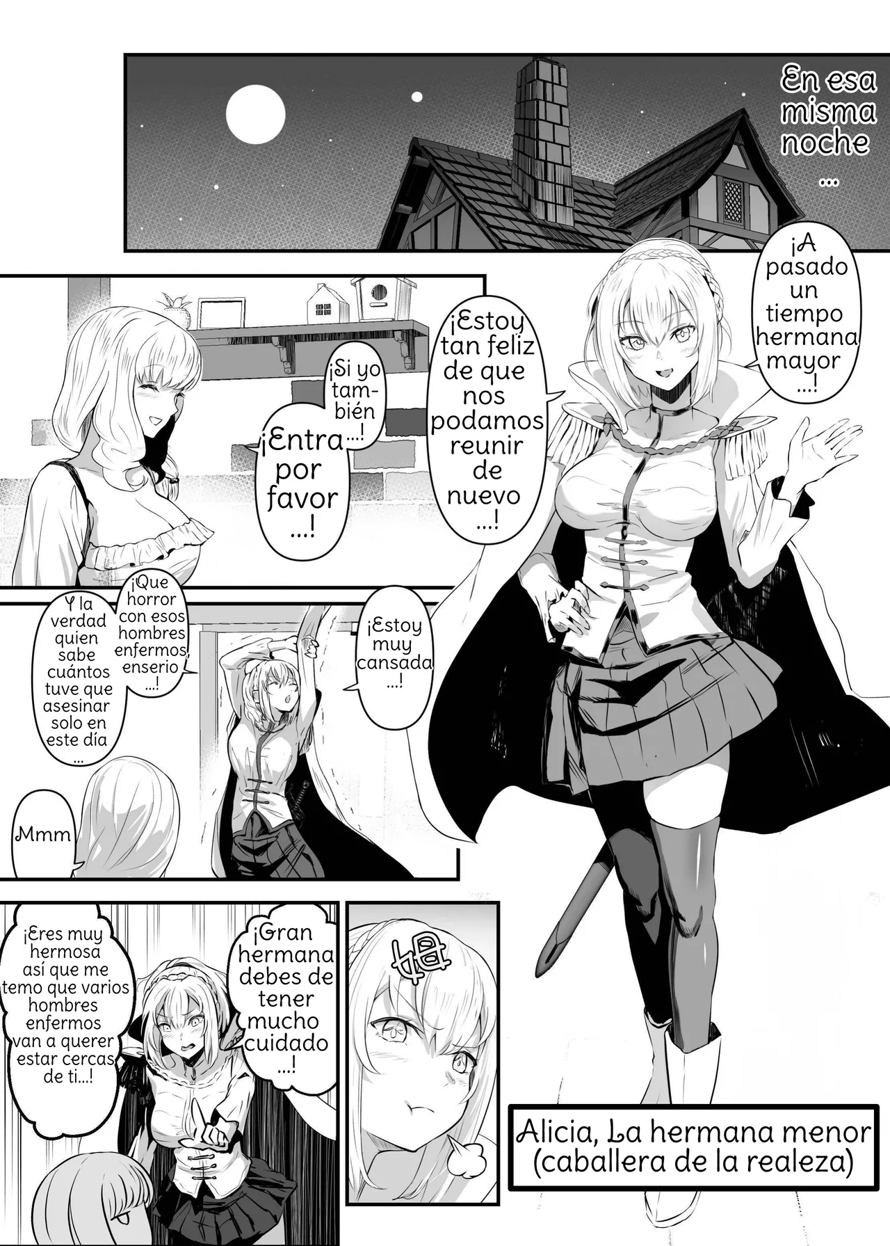 [Hyoui Lover (Hyoui Suki no Hito, Mishima Psycho)] Utsukushiki Isekai 3 Shimai no Hyouiroku [Spanish] [Amaterasu] изображение № 14