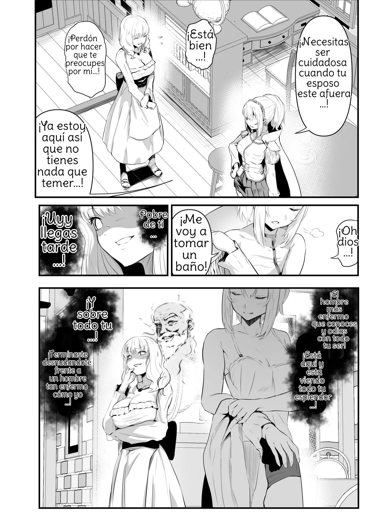 [Hyoui Lover (Hyoui Suki no Hito, Mishima Psycho)] Utsukushiki Isekai 3 Shimai no Hyouiroku [Spanish] [Amaterasu] изображение № 15