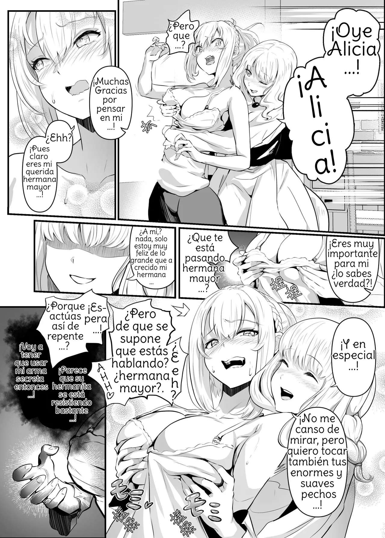 [Hyoui Lover (Hyoui Suki no Hito, Mishima Psycho)] Utsukushiki Isekai 3 Shimai no Hyouiroku [Spanish] [Amaterasu] изображение № 17