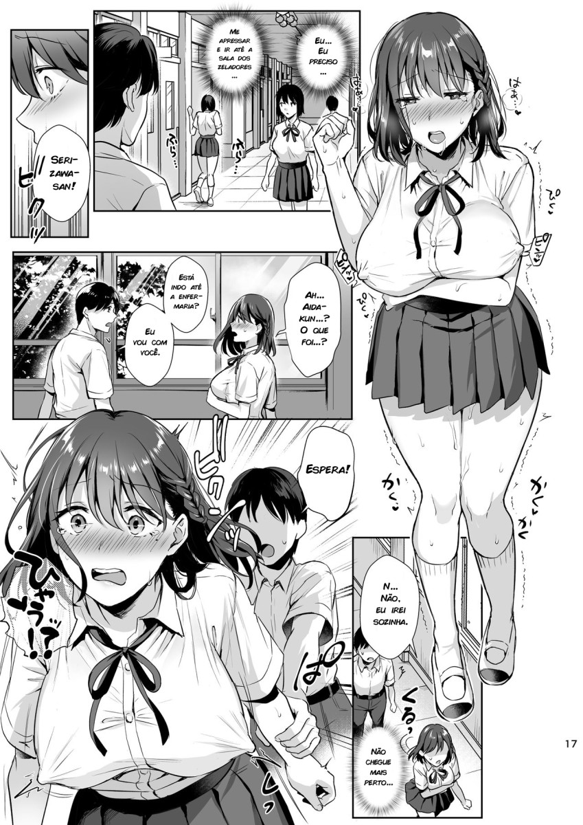 [AMAM (Ame Arare)] Toshoshitsu no Kanojo 2 ~Seiso na Kimi ga Ochiru made~  [Portuguese-BR] [digital] 画像番号 18