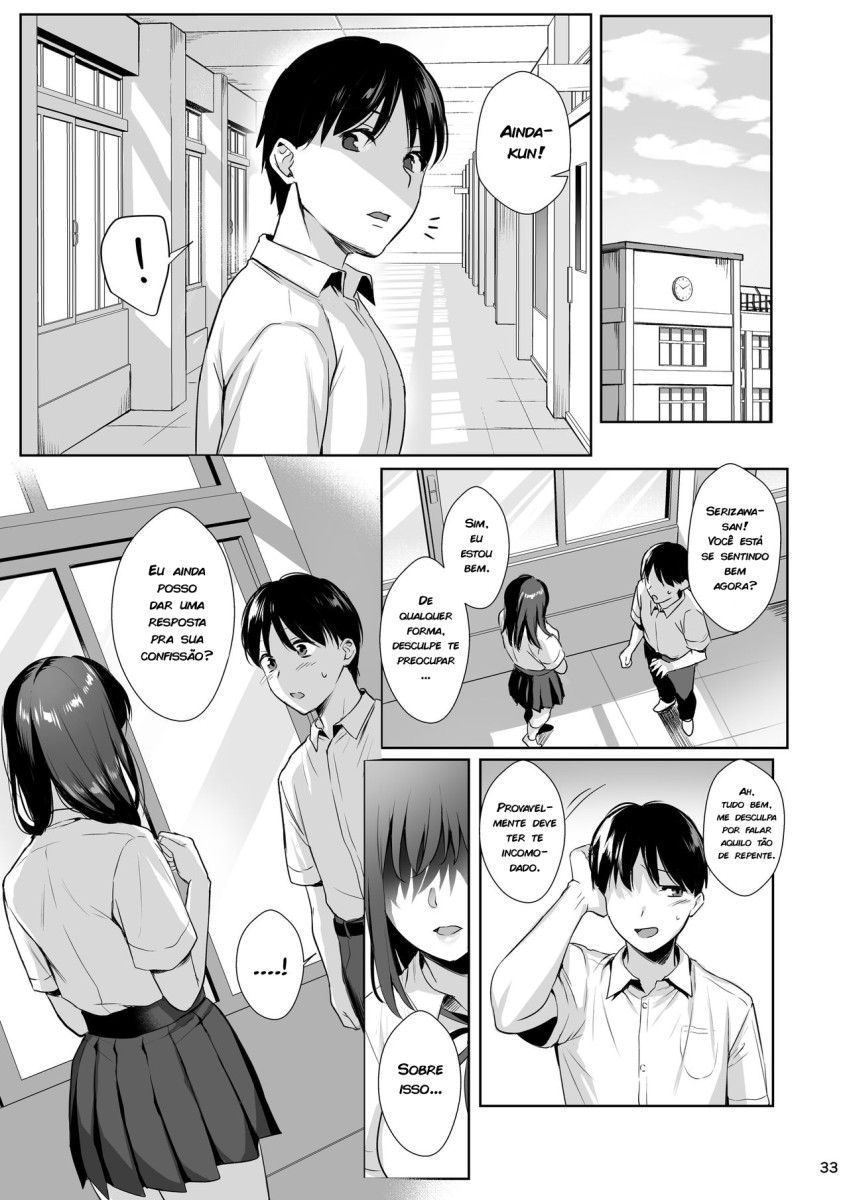 [AMAM (Ame Arare)] Toshoshitsu no Kanojo 2 ~Seiso na Kimi ga Ochiru made~  [Portuguese-BR] [digital] 画像番号 34