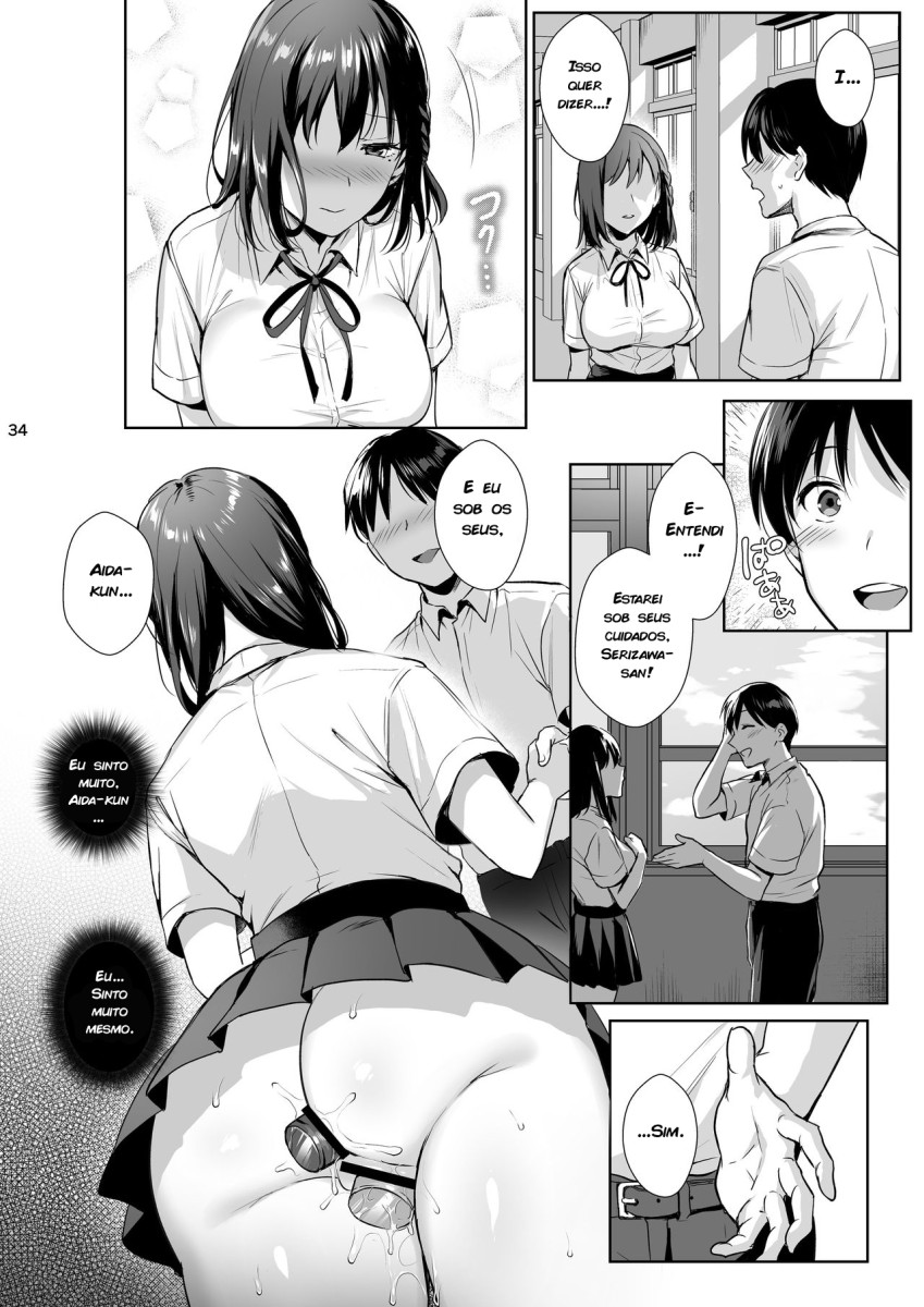 [AMAM (Ame Arare)] Toshoshitsu no Kanojo 2 ~Seiso na Kimi ga Ochiru made~  [Portuguese-BR] [digital] 画像番号 35