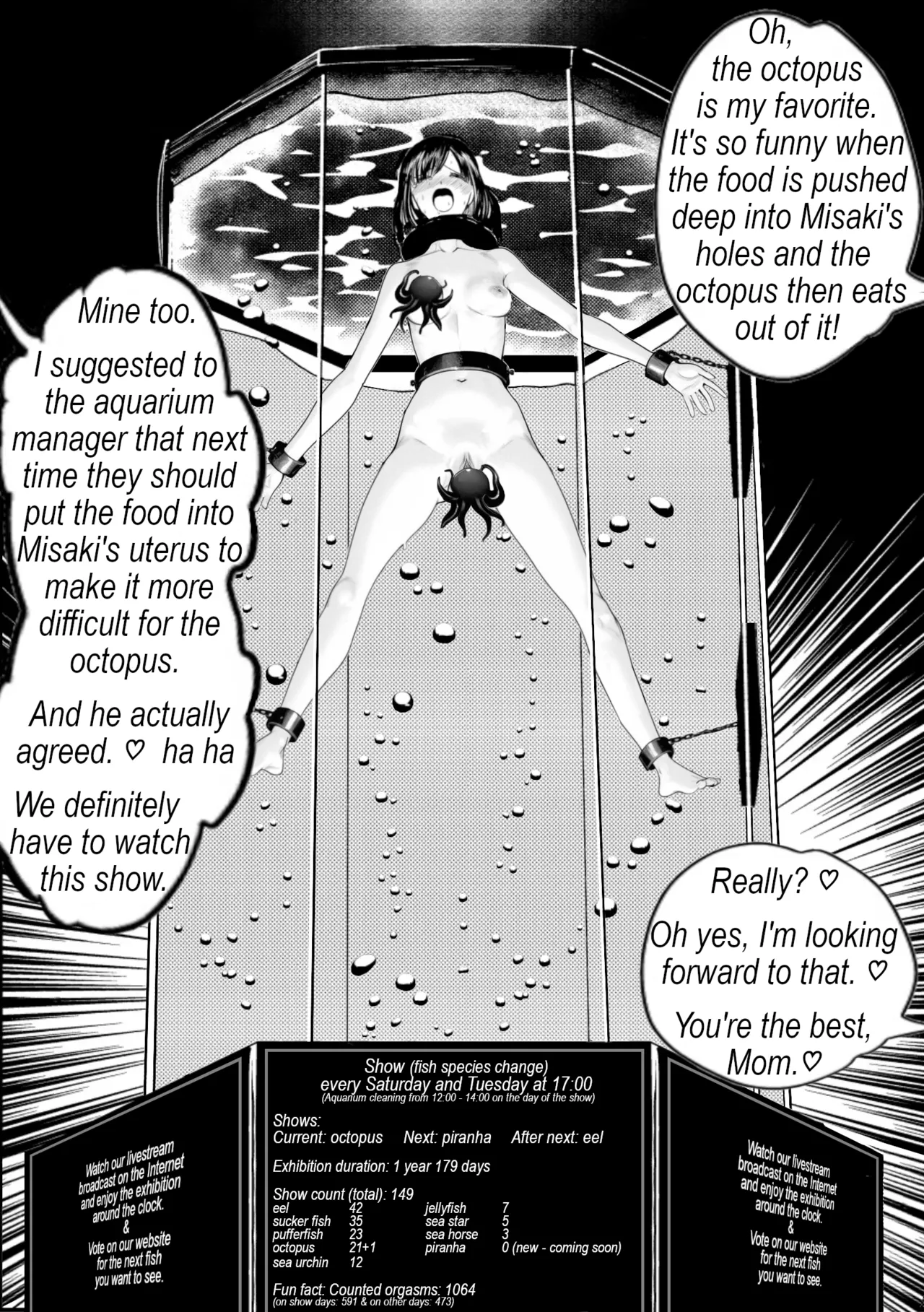 Exhibit in an aquarium Bildnummer 37