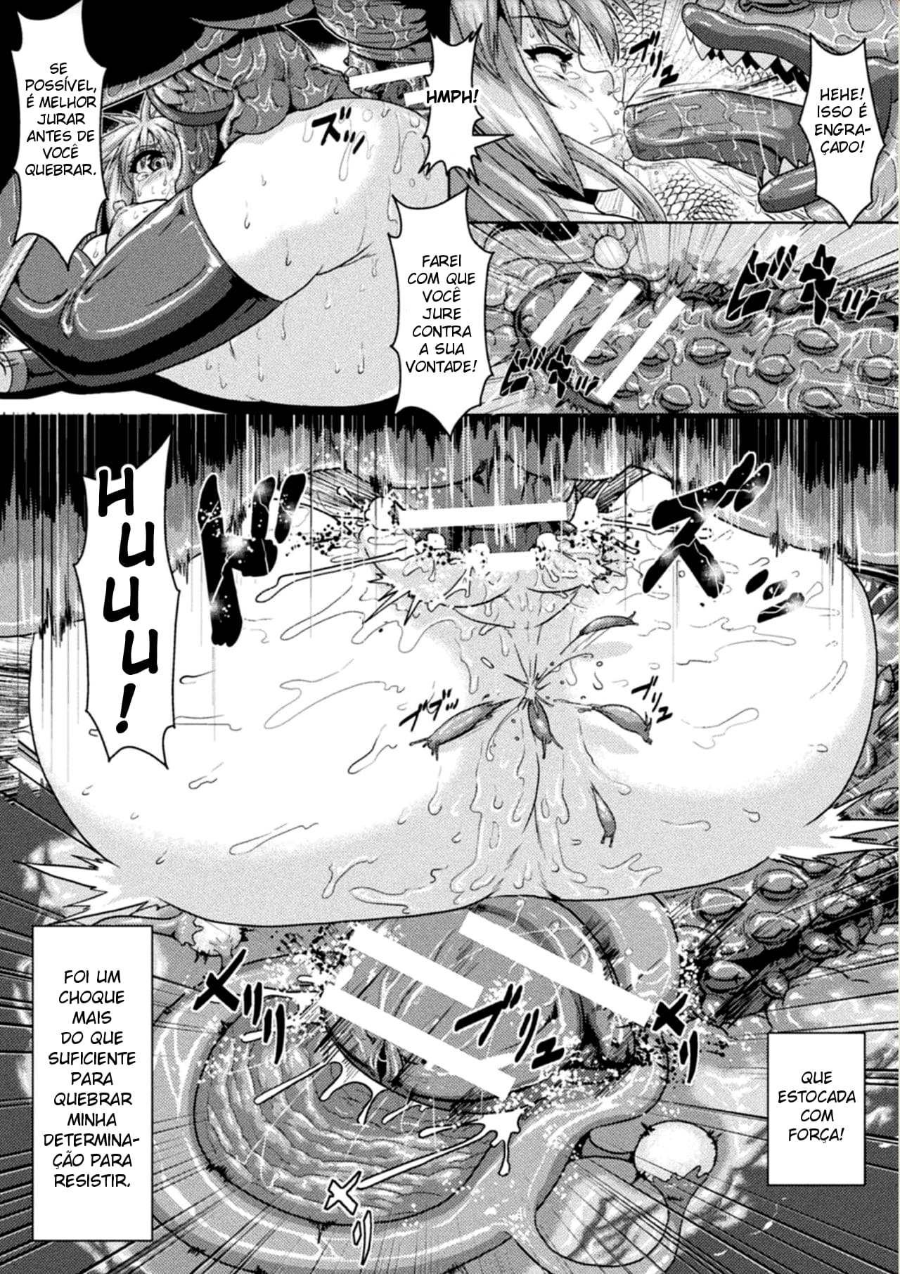 [Risei] Ochita Majo ~Namekuji o Umu Tame no Hanshoku Ana~ | Fallen Witch ~The Reproduction Hole Used For Breeding Slugs~ (Ishu Koubi Zukan) [Portuguese-BR] [digital] image number 19