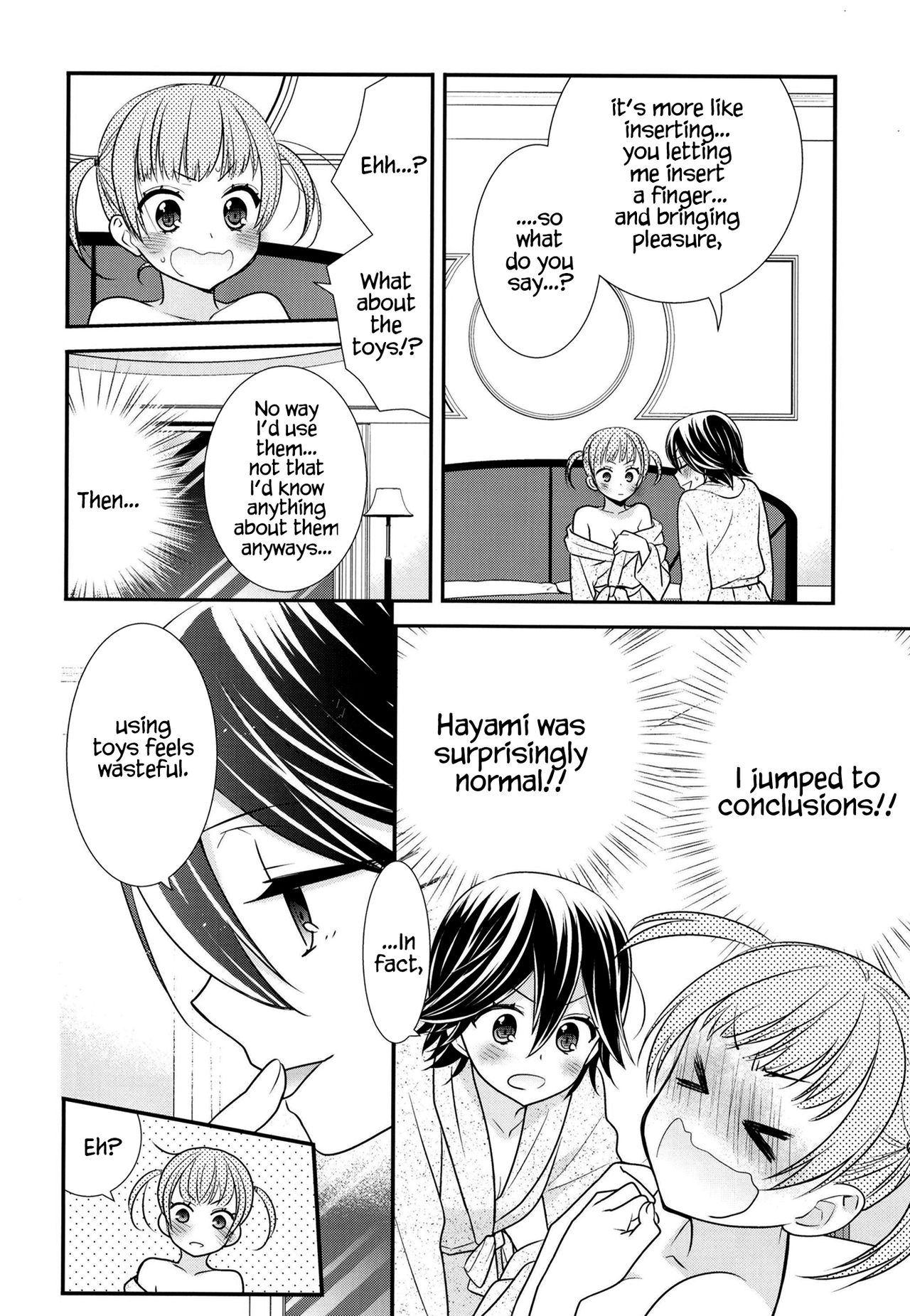 [Sweet Pea, COCOA BREAK (Ooshima Tomo, Ooshima Towa)] Futaritomo, Hajimete. [English] [WindyFall Scanlations] [Digital] numero di immagine  25