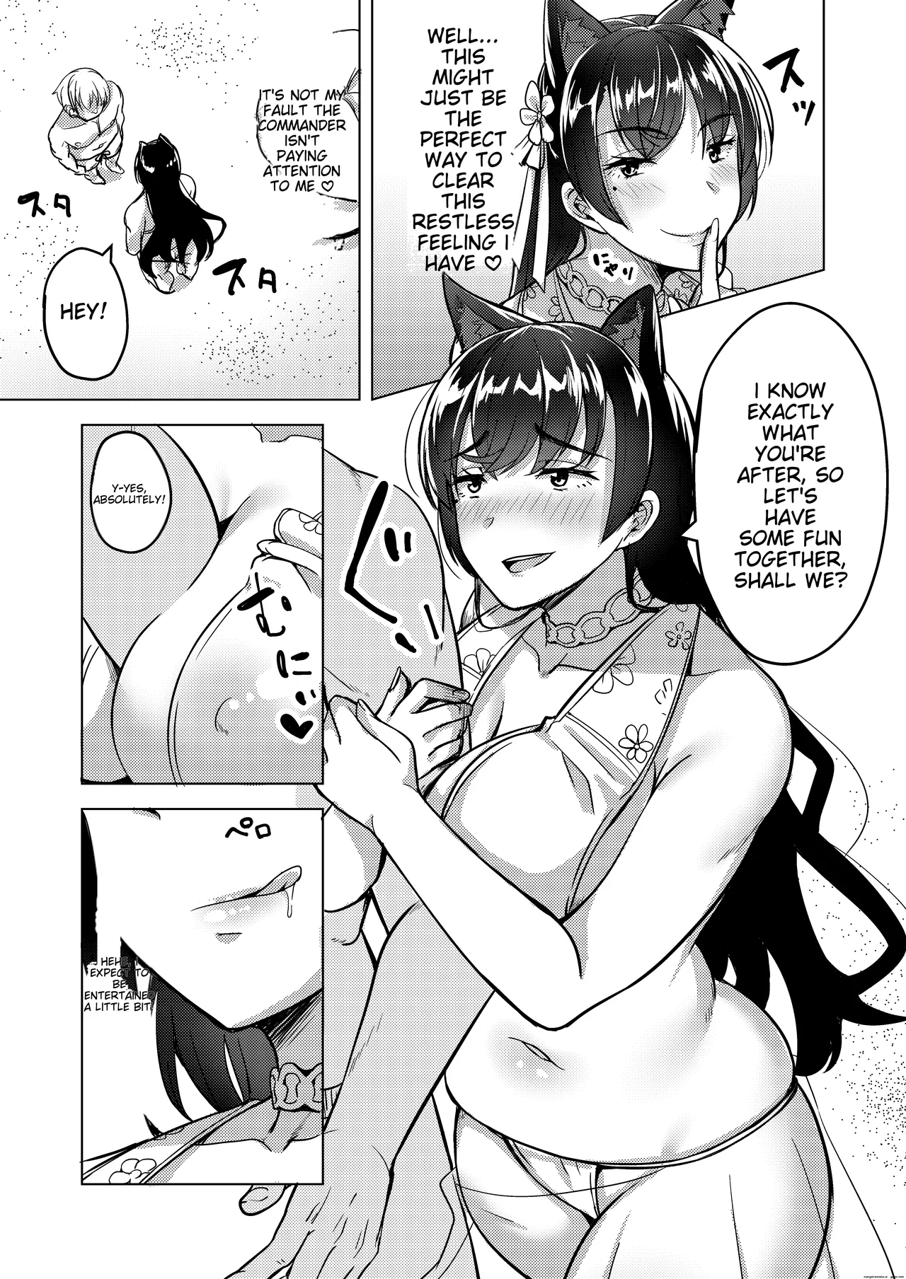 [Enokoro Kurage (NOSA)] Hitozuma wa Yokkyuu Fuman ~Atago no Baai~ (Azur Lane) [English] [AI Translated] [Digital] image number 7