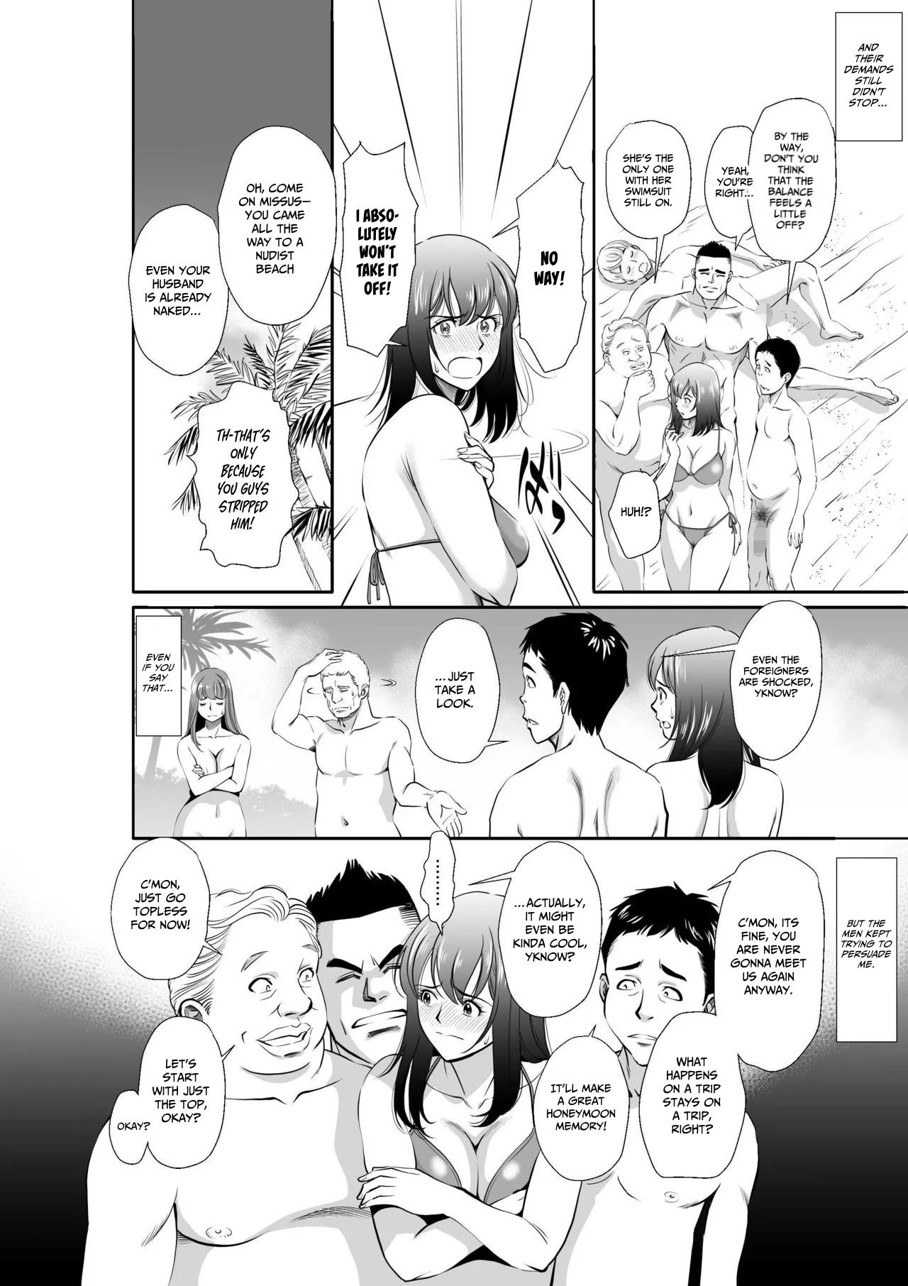 [S-Soft] Wife Taken To Nudist Beach For Honeymoon [English] numero di immagine  11