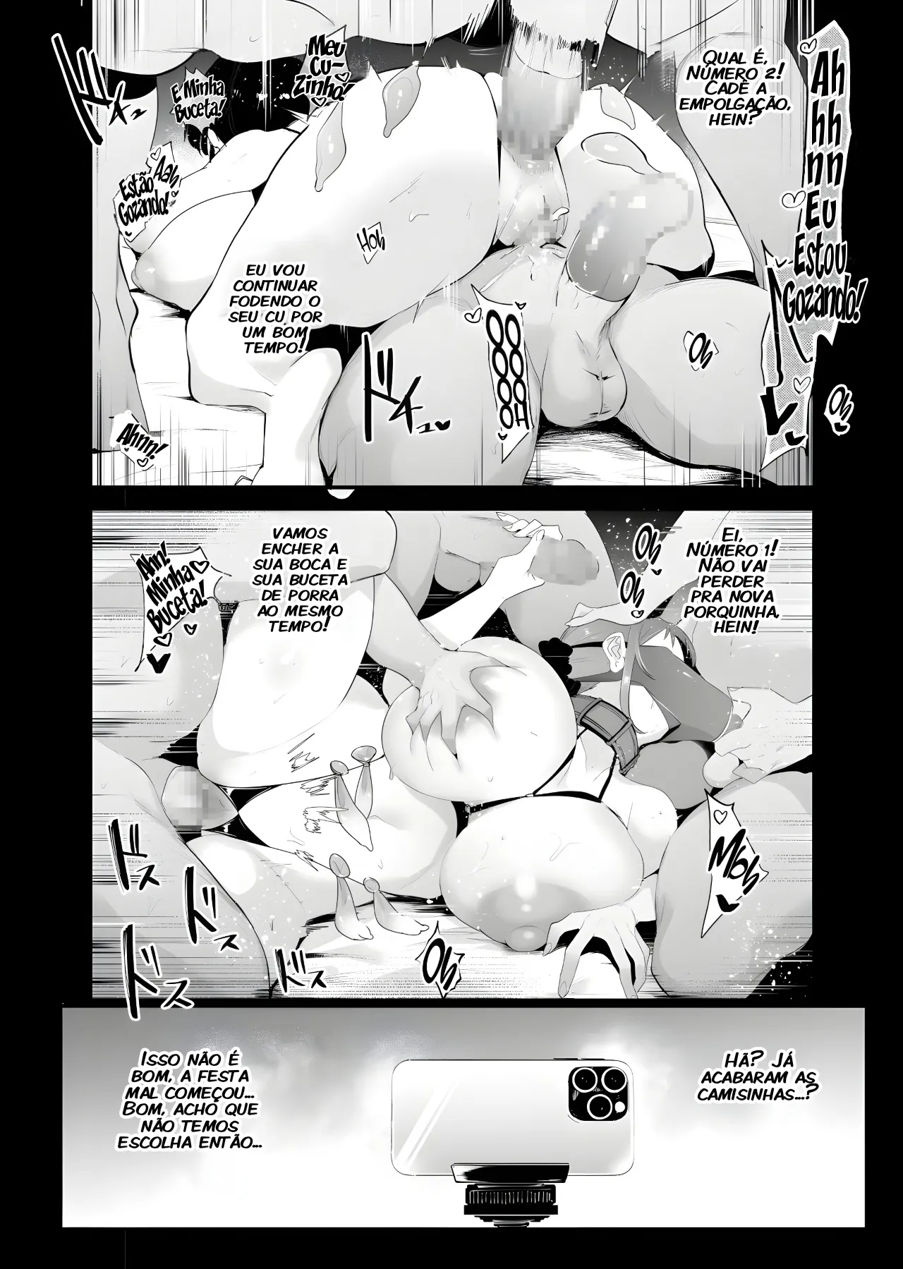 [SOUND MILK (Otochichi)] Fella Mask Fujin - Takahashi Reiko Fujin no Baai - | Blowjob Mask Wife - The Case of Reiko Takahashi [pt-BR] [Bakai.org] 이미지 번호 35