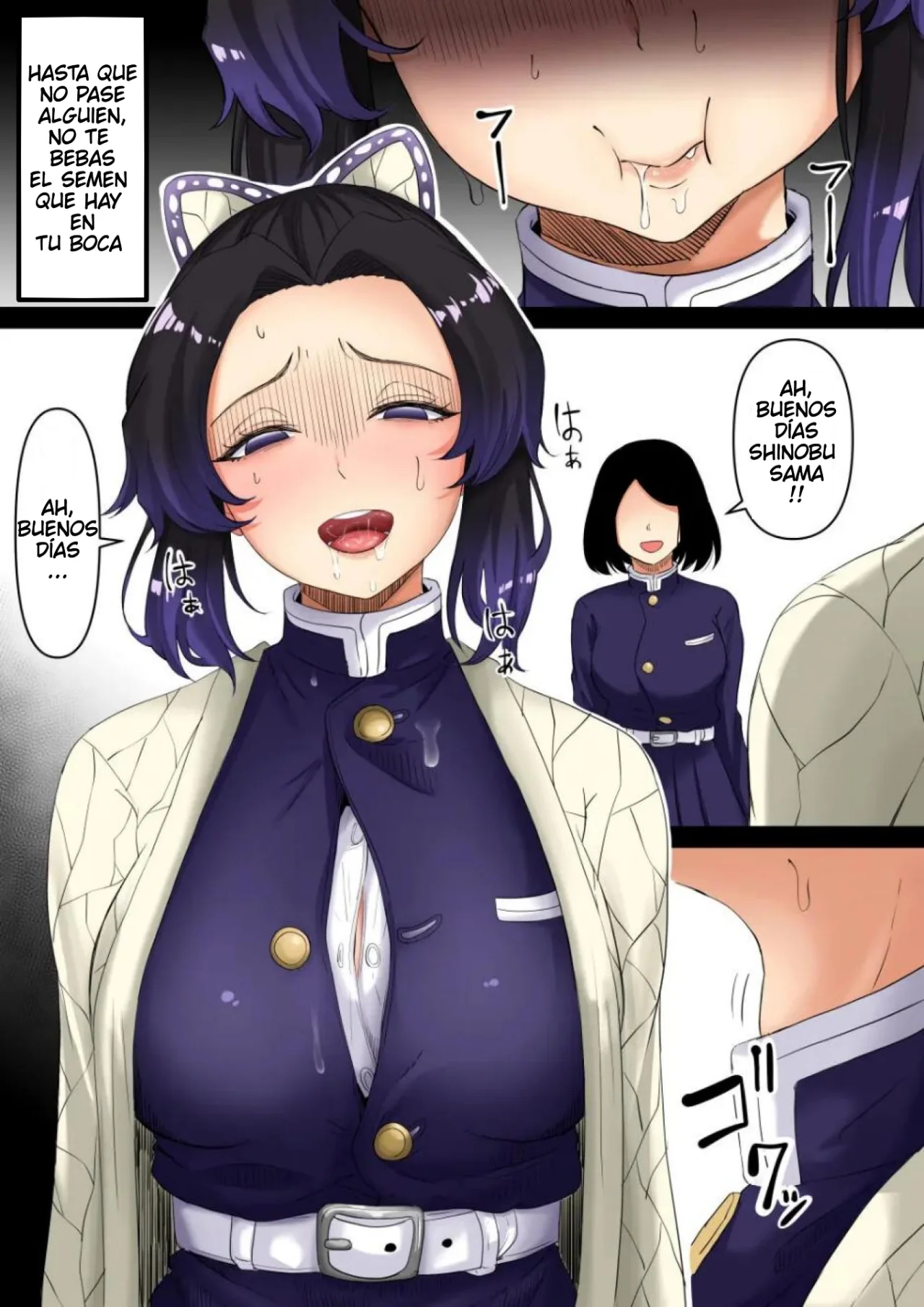 [Goma Gorilla] Yowami o Nigirareta Hito-tachi | La Debilidad de las Cazadoras (Kimetsu no Yaiba) [Spanish] [Darkss 153] image number 6