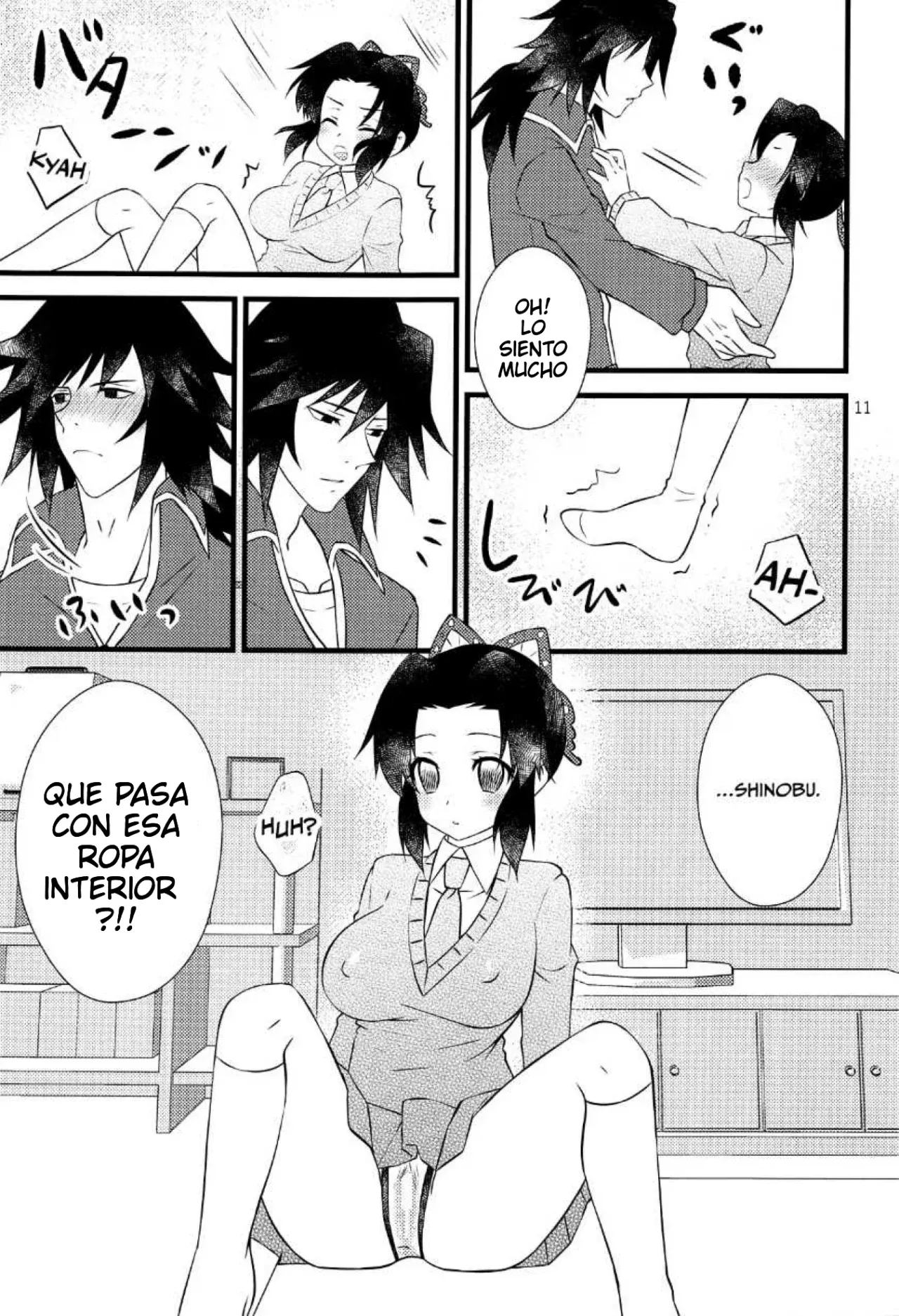 (Nichirin Kitan 6) [Hoshinatenpo (Hoshina)] Yuuwaku sarete kudasai | Por Favor, Déjate Seducir (Kimetsu no Yaiba) [Spanish] [Darkss 153] Bildnummer 10