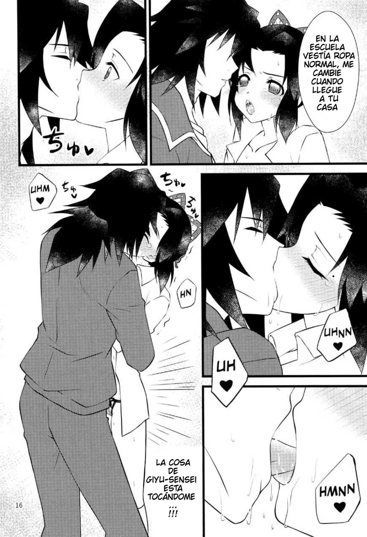 (Nichirin Kitan 6) [Hoshinatenpo (Hoshina)] Yuuwaku sarete kudasai | Por Favor, Déjate Seducir (Kimetsu no Yaiba) [Spanish] [Darkss 153] Bildnummer 15