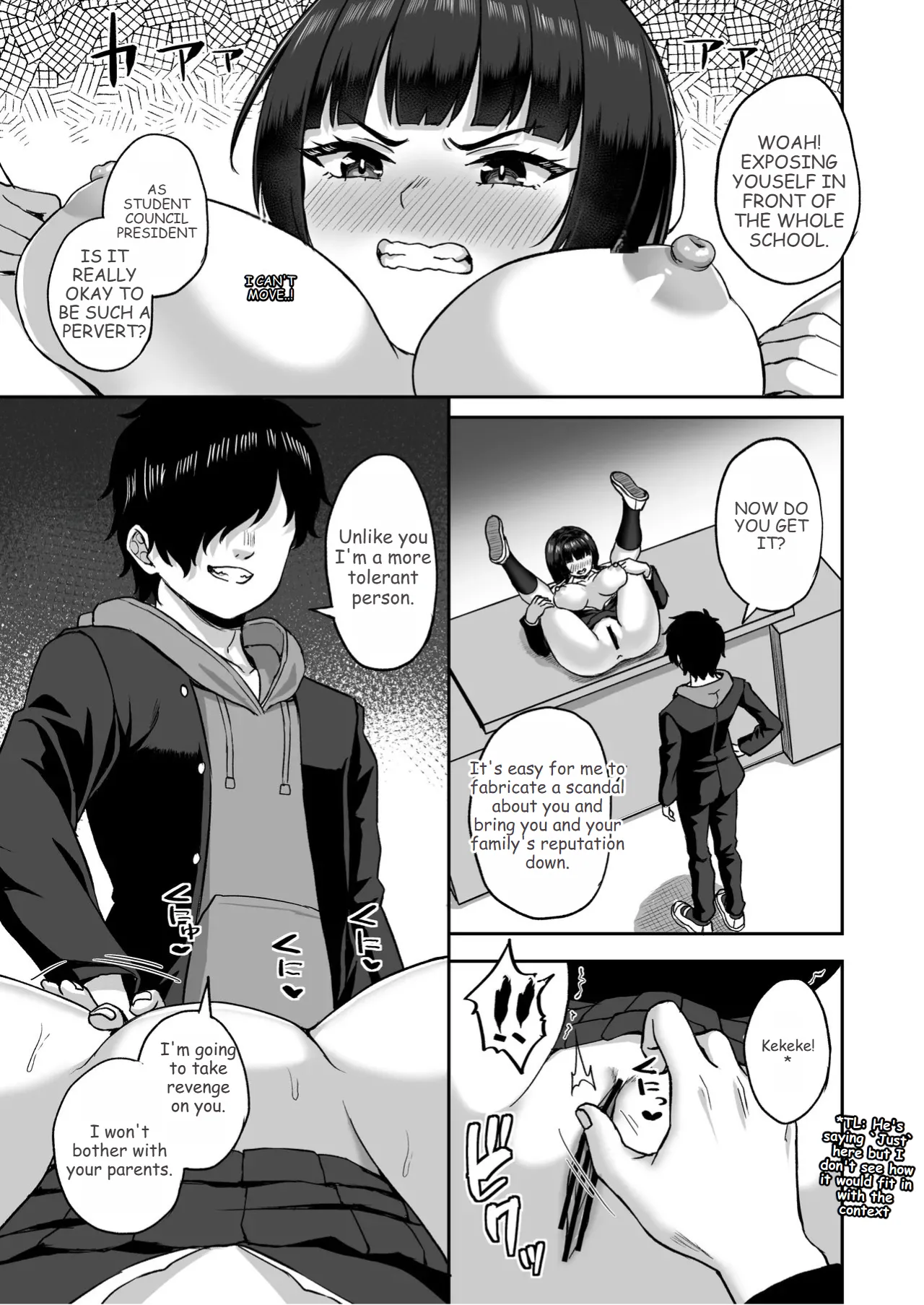 [Atsukan Rock (Akosuke)] Jikan Teishi no Chikara o Te ni Ireta Ore wa Yatsu ra ni Fukushuu suru | After Gaining the Power to Stop Time, I Took Revenge on All of Them [English] image number 59