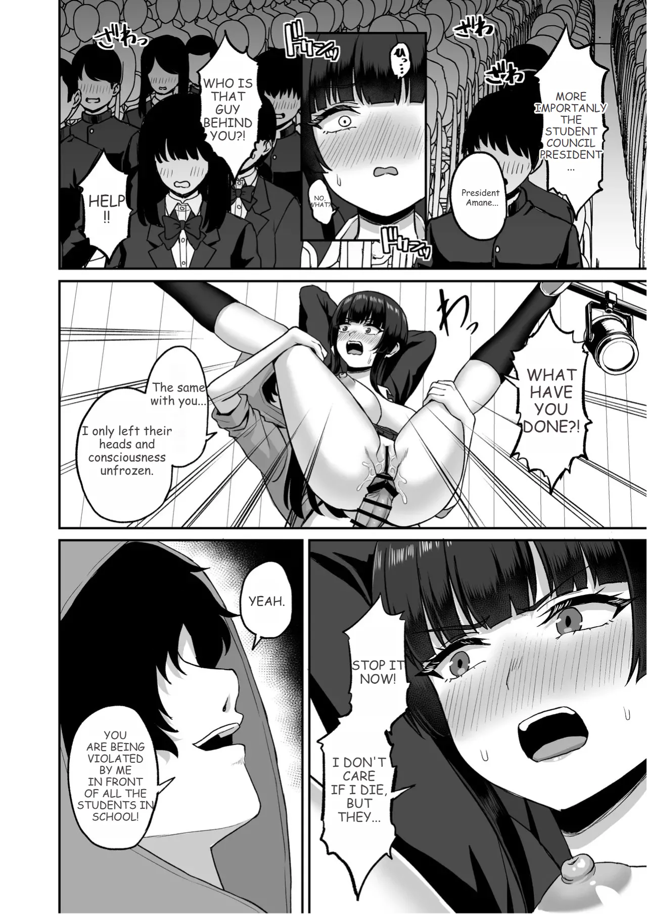 [Atsukan Rock (Akosuke)] Jikan Teishi no Chikara o Te ni Ireta Ore wa Yatsu ra ni Fukushuu suru | After Gaining the Power to Stop Time, I Took Revenge on All of Them [English] image number 62