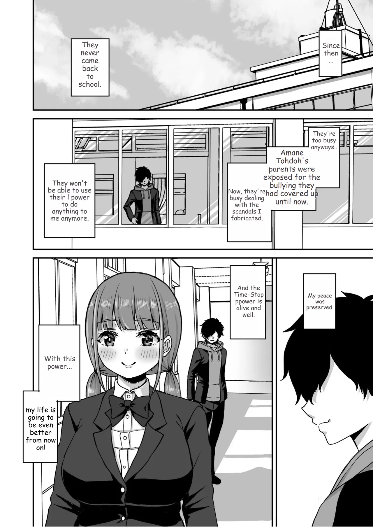 [Atsukan Rock (Akosuke)] Jikan Teishi no Chikara o Te ni Ireta Ore wa Yatsu ra ni Fukushuu suru | After Gaining the Power to Stop Time, I Took Revenge on All of Them [English] image number 78