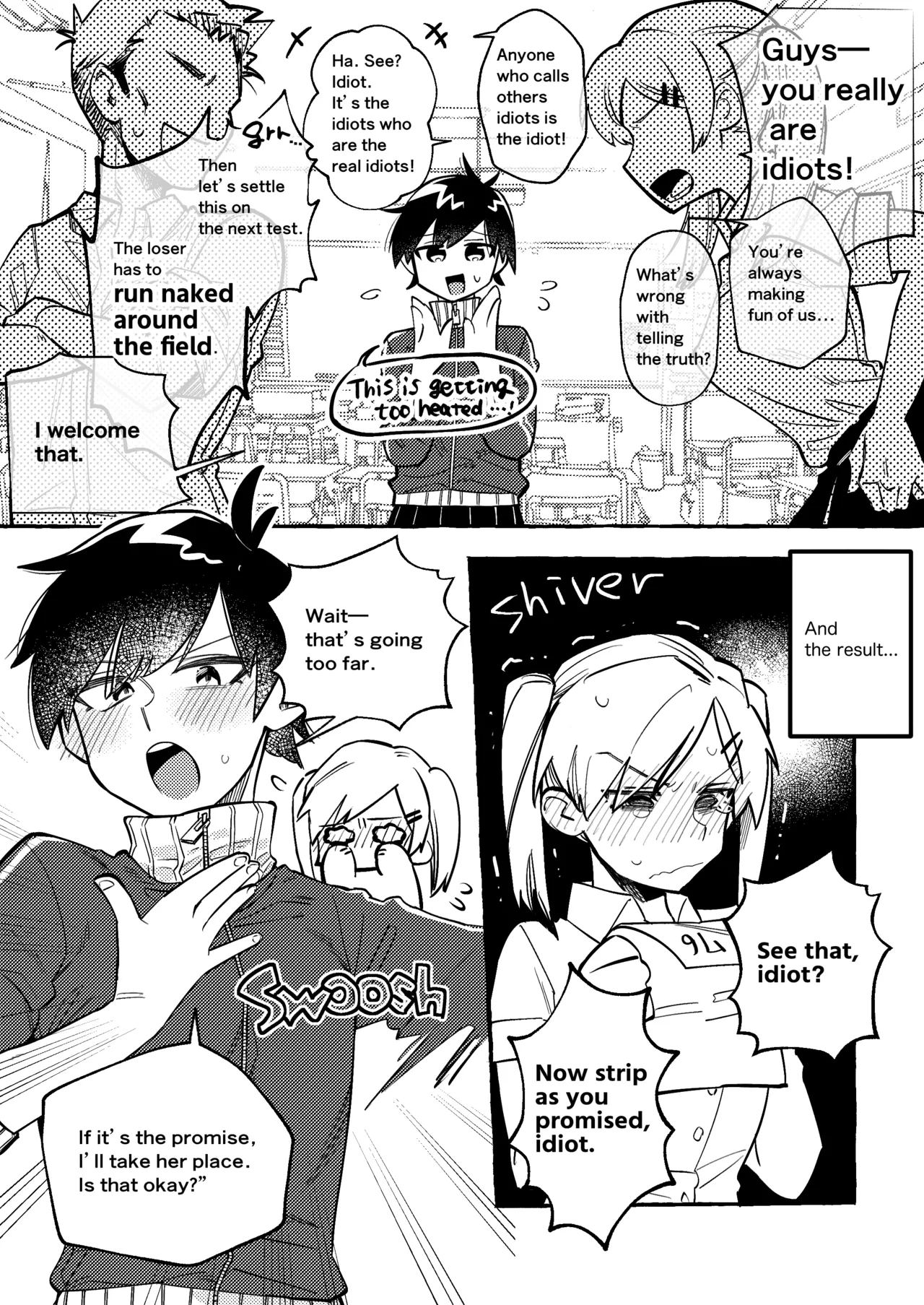 [tsuru] The Black-Haired Woman Who Cheerfully Accepts Her Friend’s Full-Nude Penalty 1-2 [English] numero di immagine  1