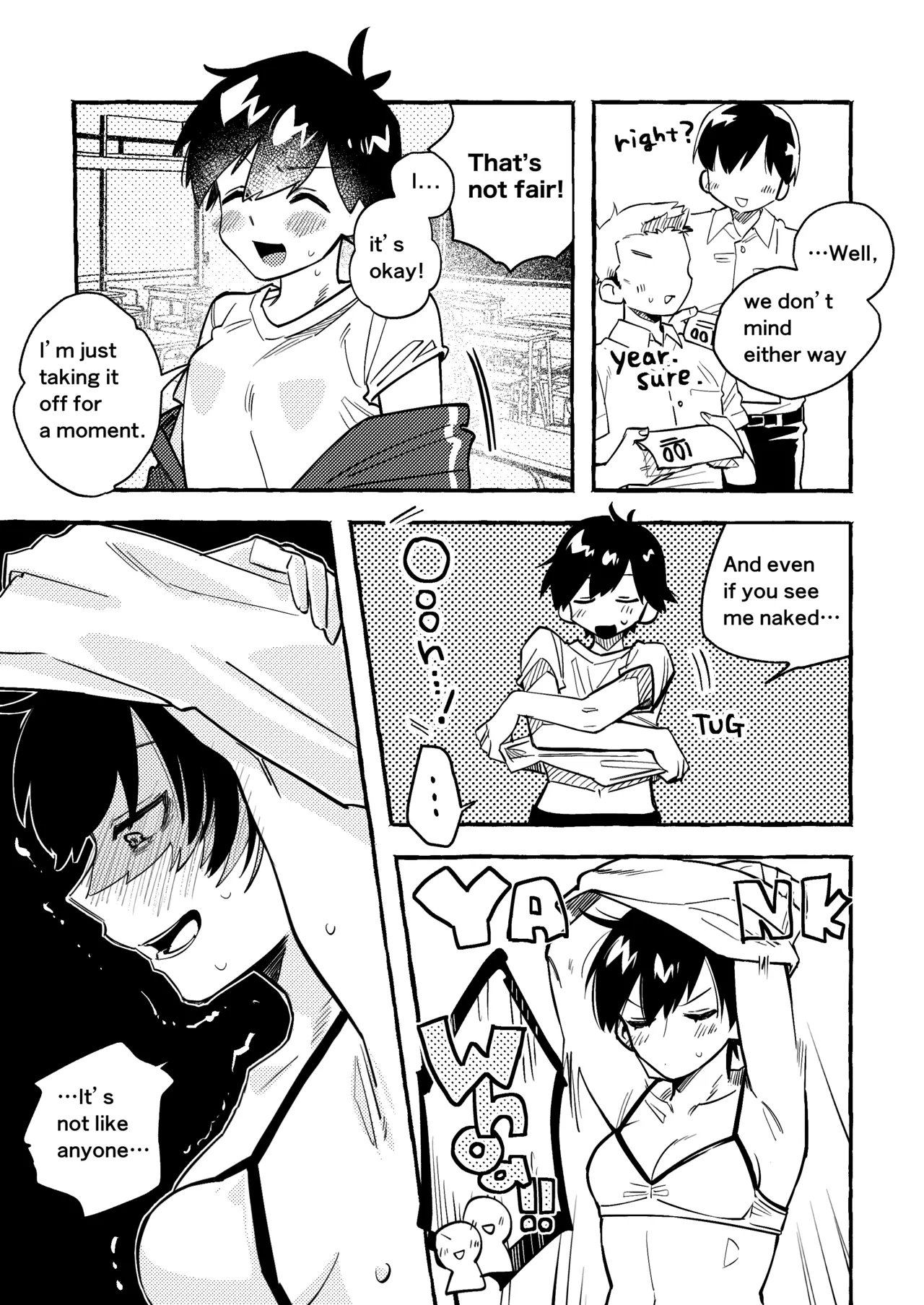 [tsuru] The Black-Haired Woman Who Cheerfully Accepts Her Friend’s Full-Nude Penalty 1-2 [English] numero di immagine  2