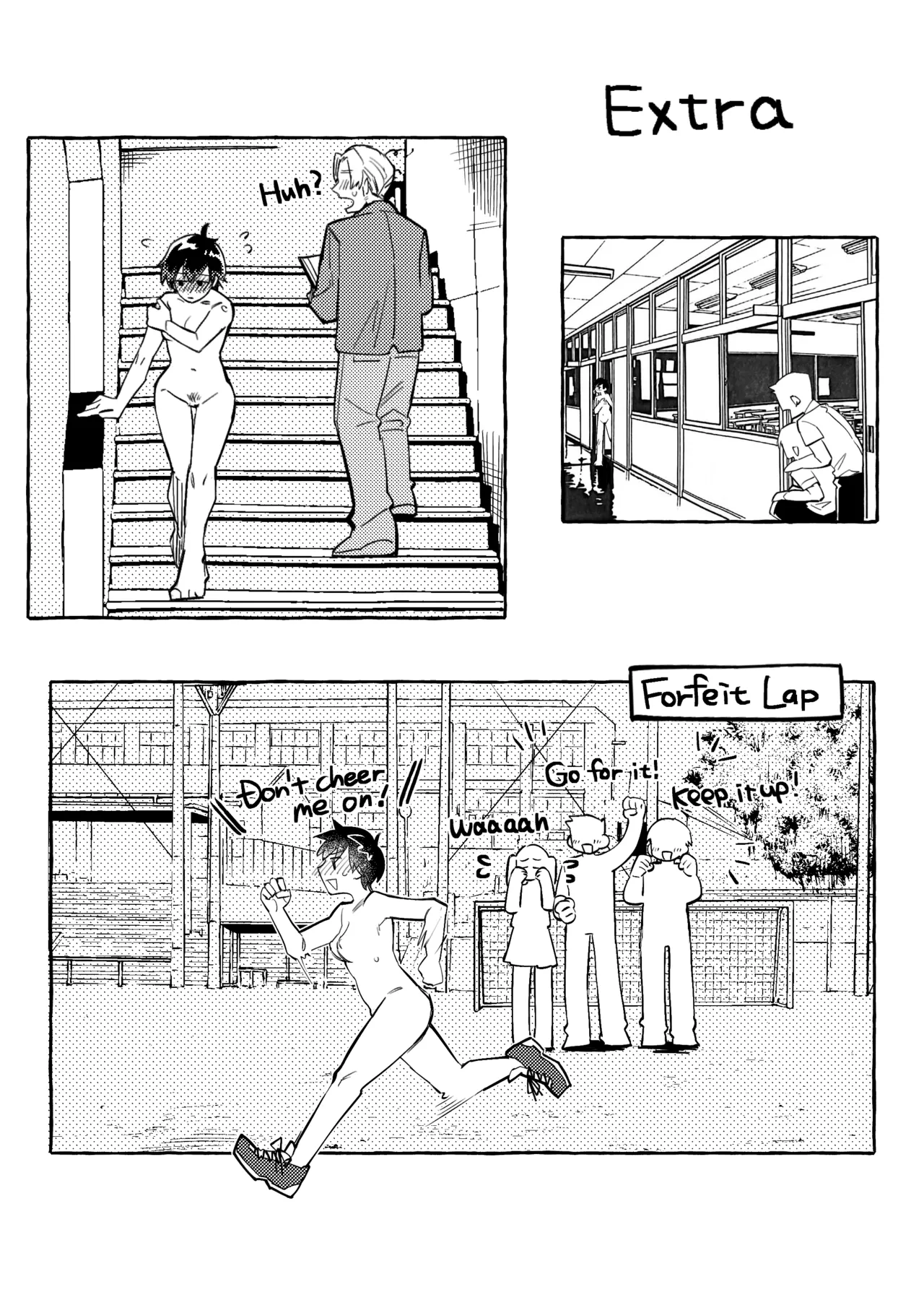 [tsuru] The Black-Haired Woman Who Cheerfully Accepts Her Friend’s Full-Nude Penalty 1-2 [English] numero di immagine  4